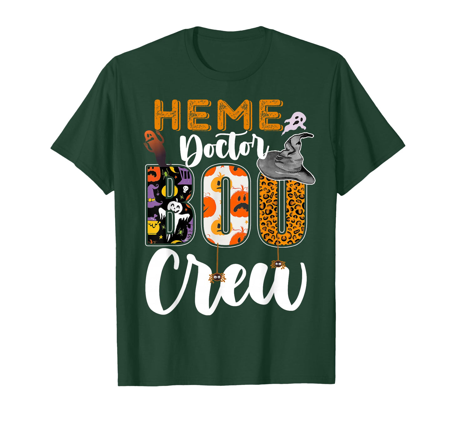 Heme Doctor Boo Crew Halloween Match Hematologist T-Shirt