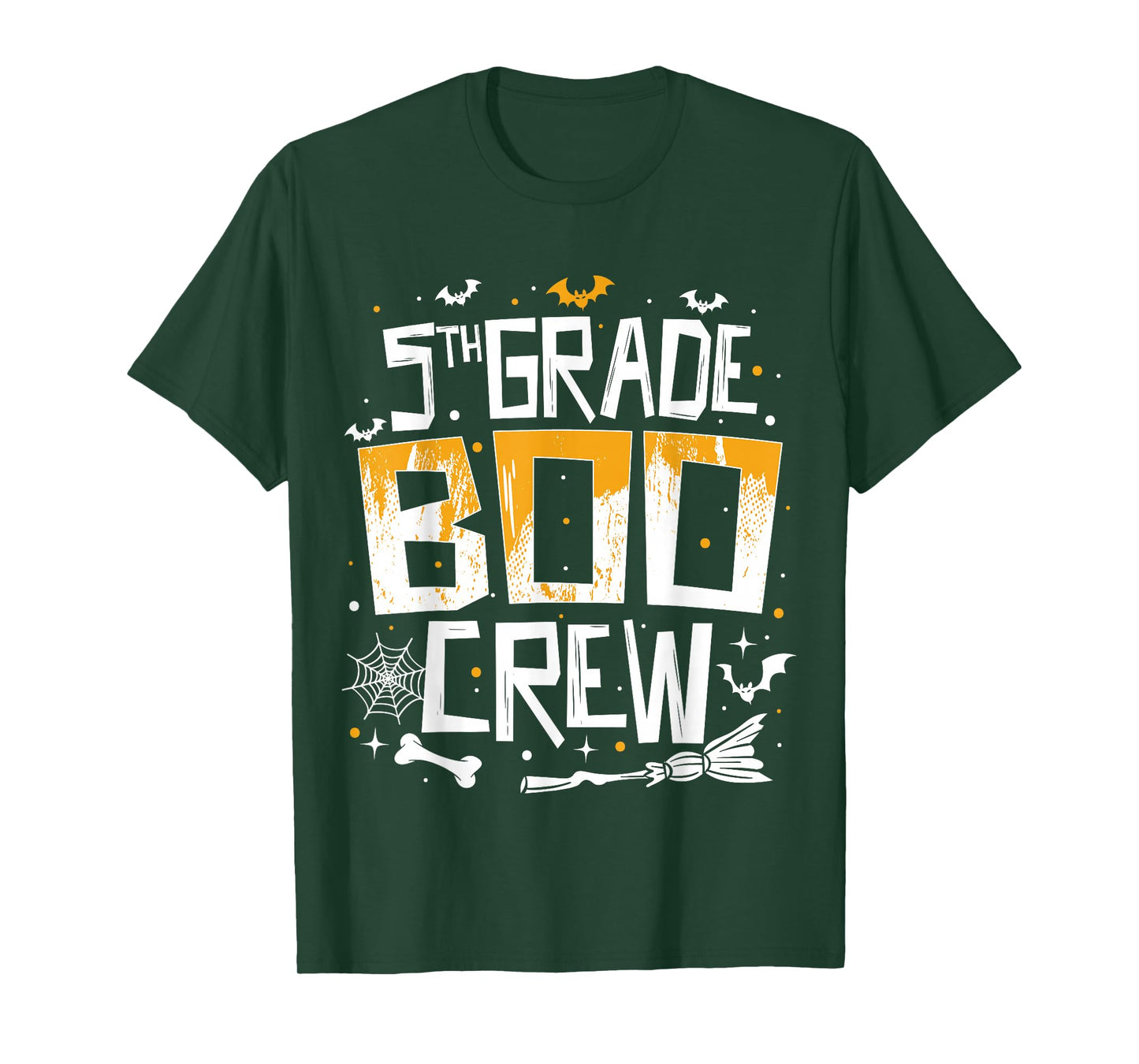 5th Grade Boo Crew Teacher Student Funny Halloween Costume T-Shirt