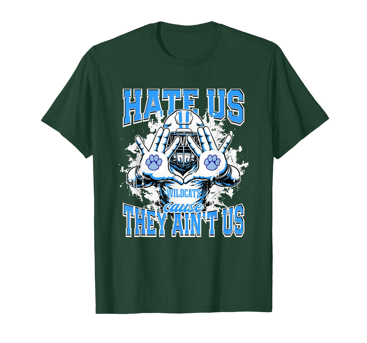 Camden County Wildcats Logo Hate Us Cause They Ain't HS T-Shirt