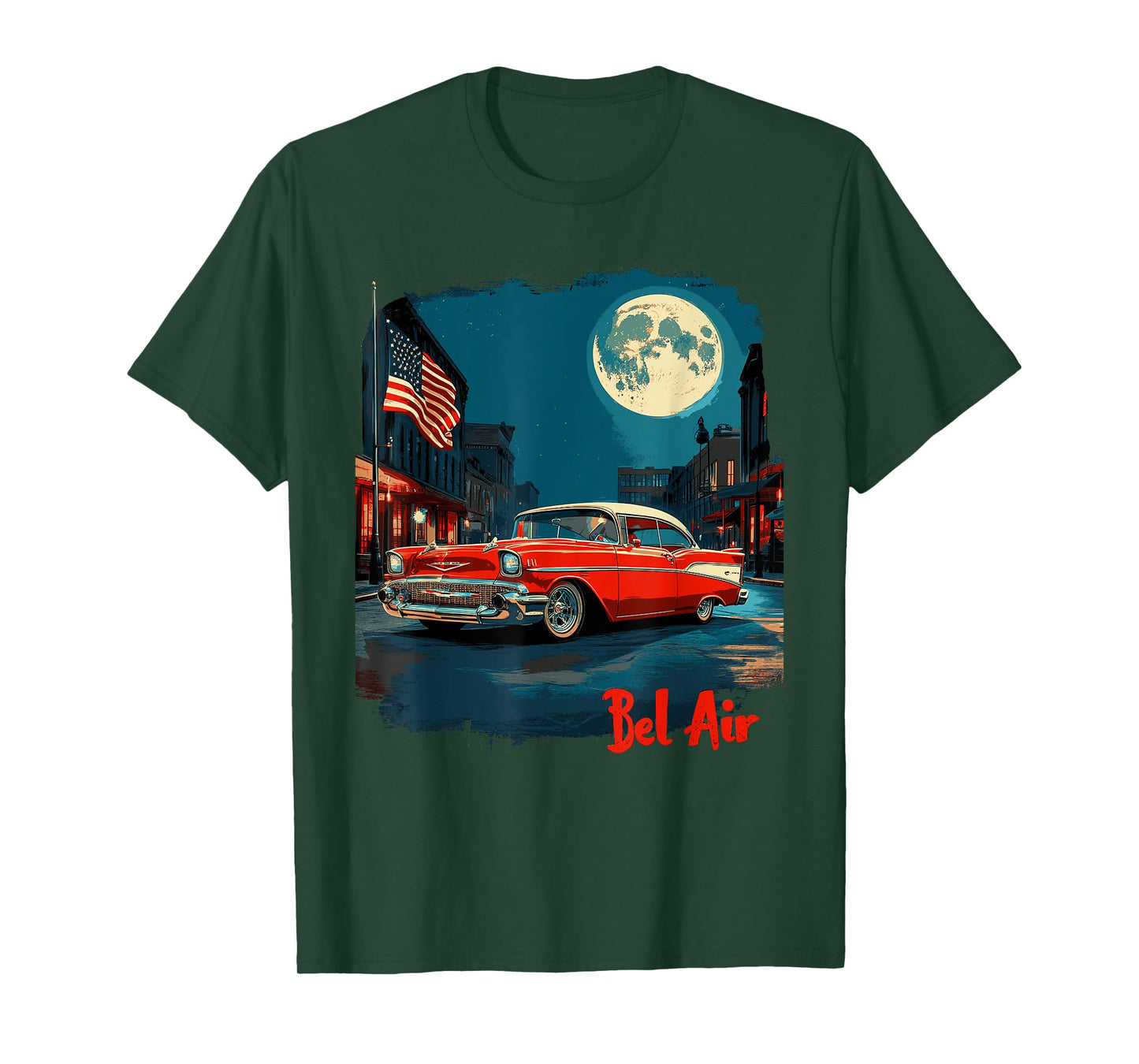 Vintage 1957 Bel Air Classic car Old School Hot Rod Bel Air T-Shirt