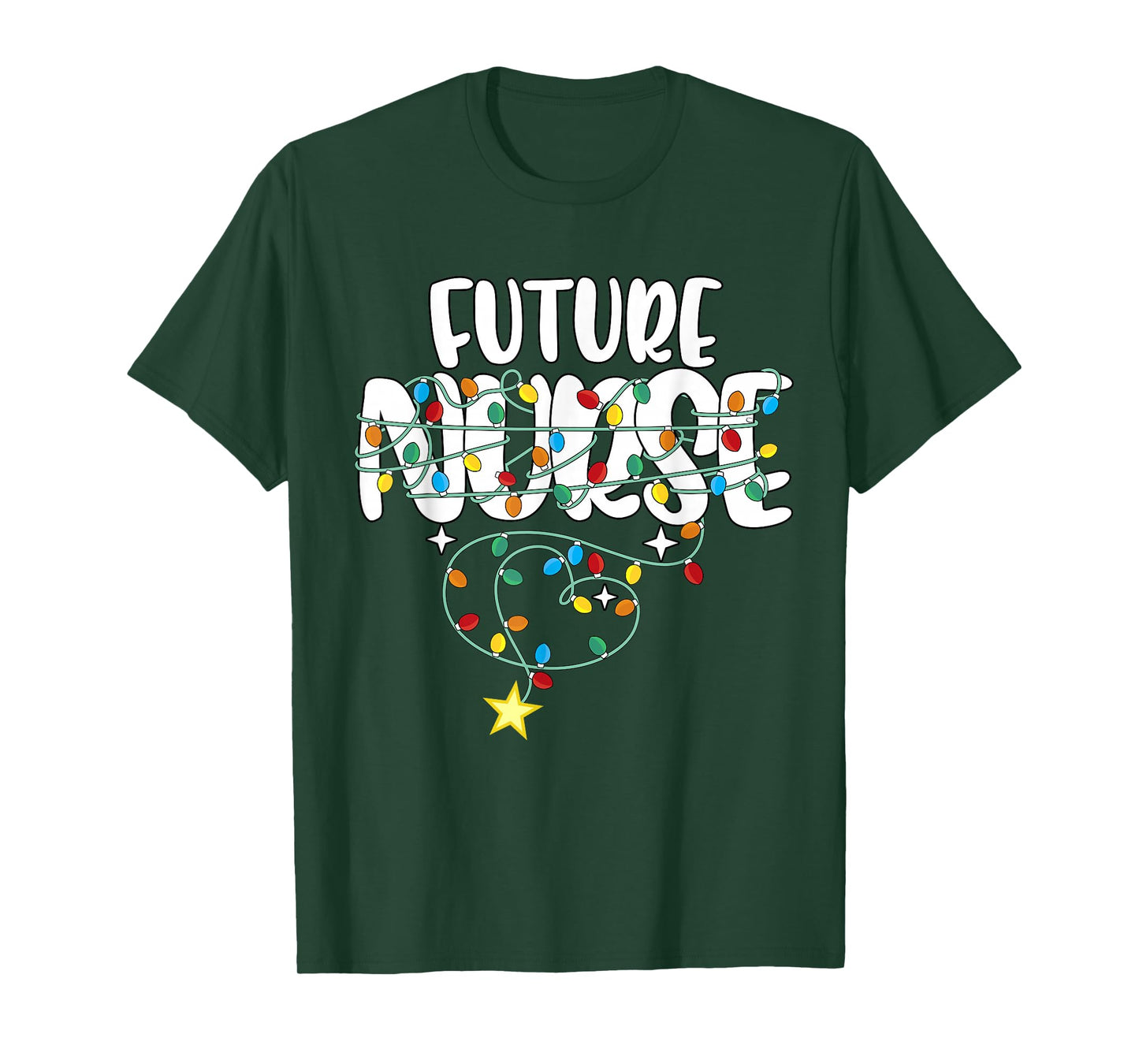 Funny Christmas Santa Future Nurse Squad Women Men T-Shirt