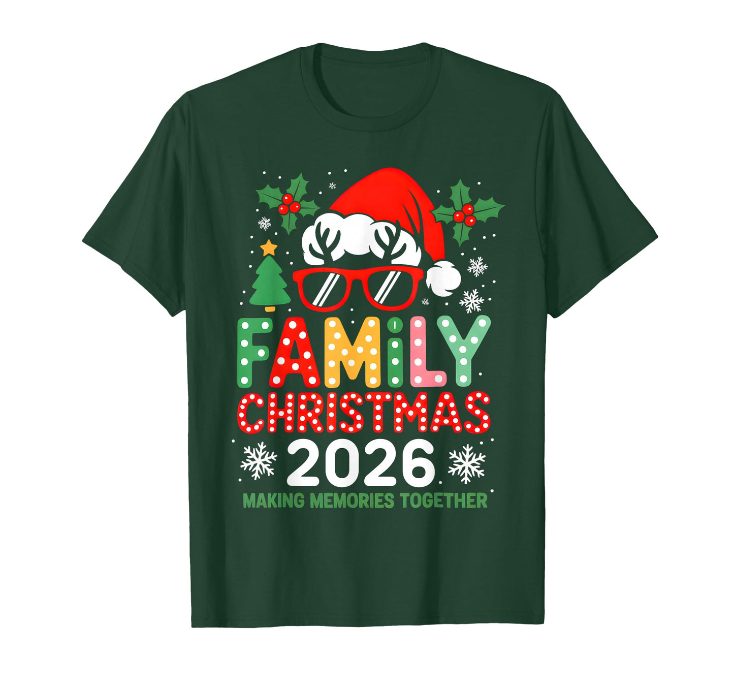 Family Christmas 2026 Christmas Squad Xmas Matching Pajamas T-Shirt