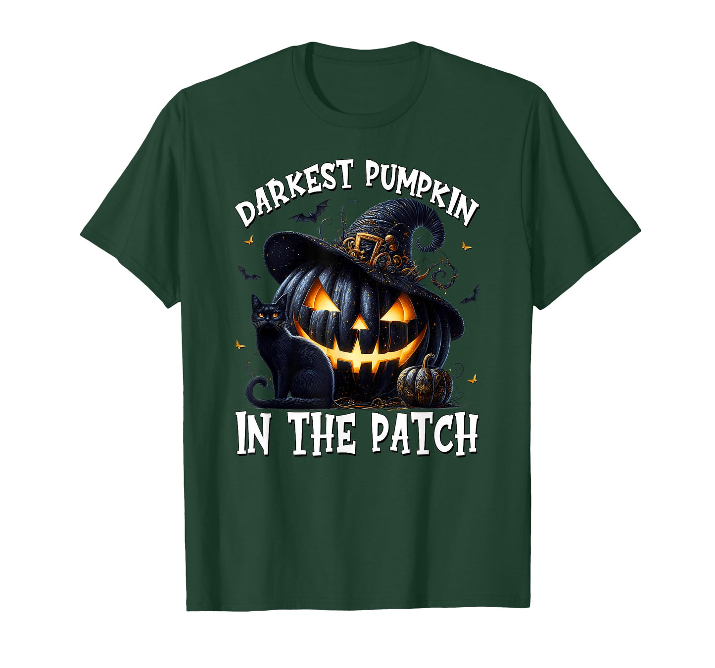 Gothic Cat Graphic for Witchy Women Funny Saying Halloween T-Shirt