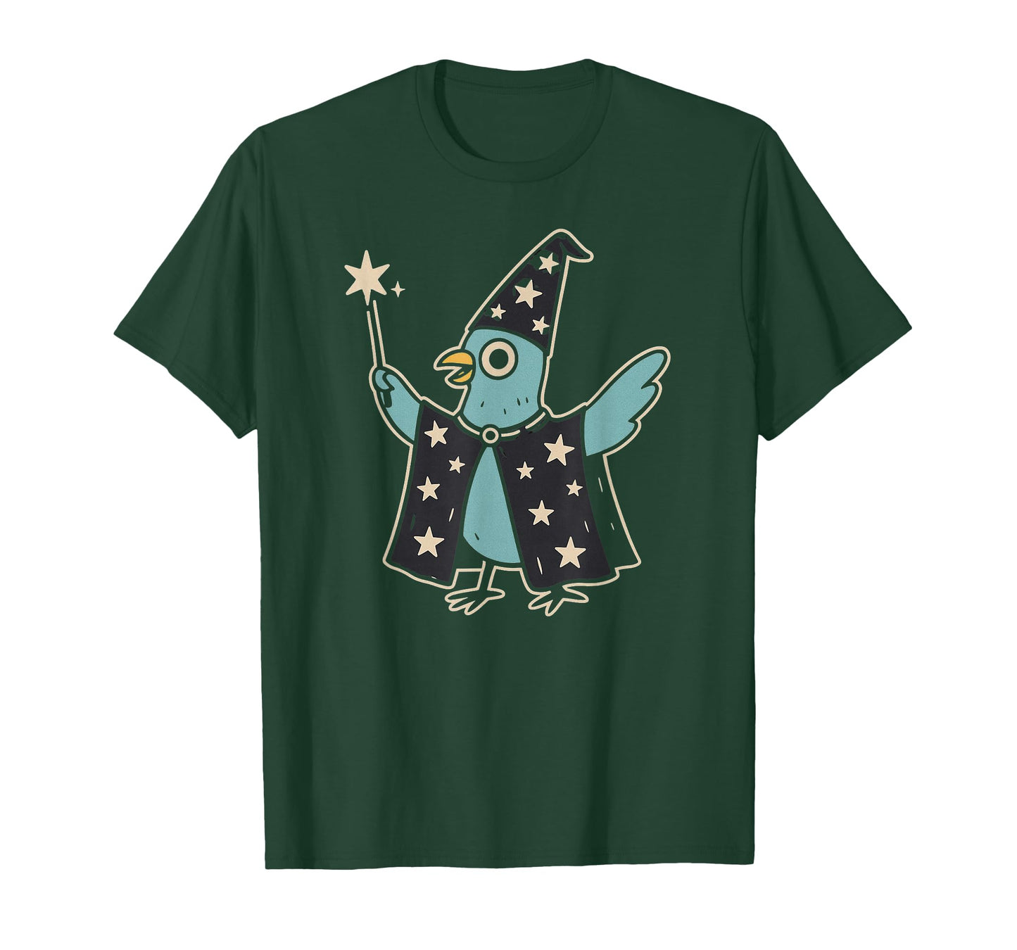 Halloween Pigeon Cute Witch T-Shirt