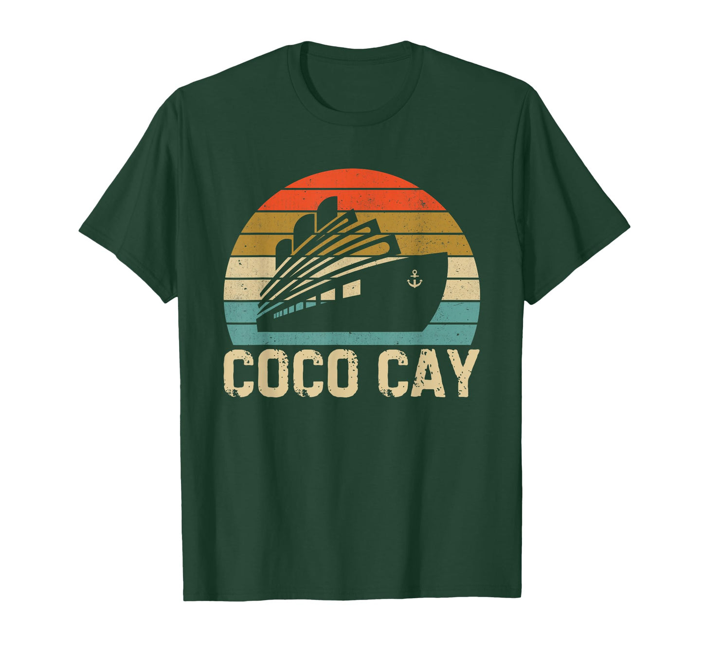 Coco Cay Bahamas Vintage Retro Souvenirs T-Shirt