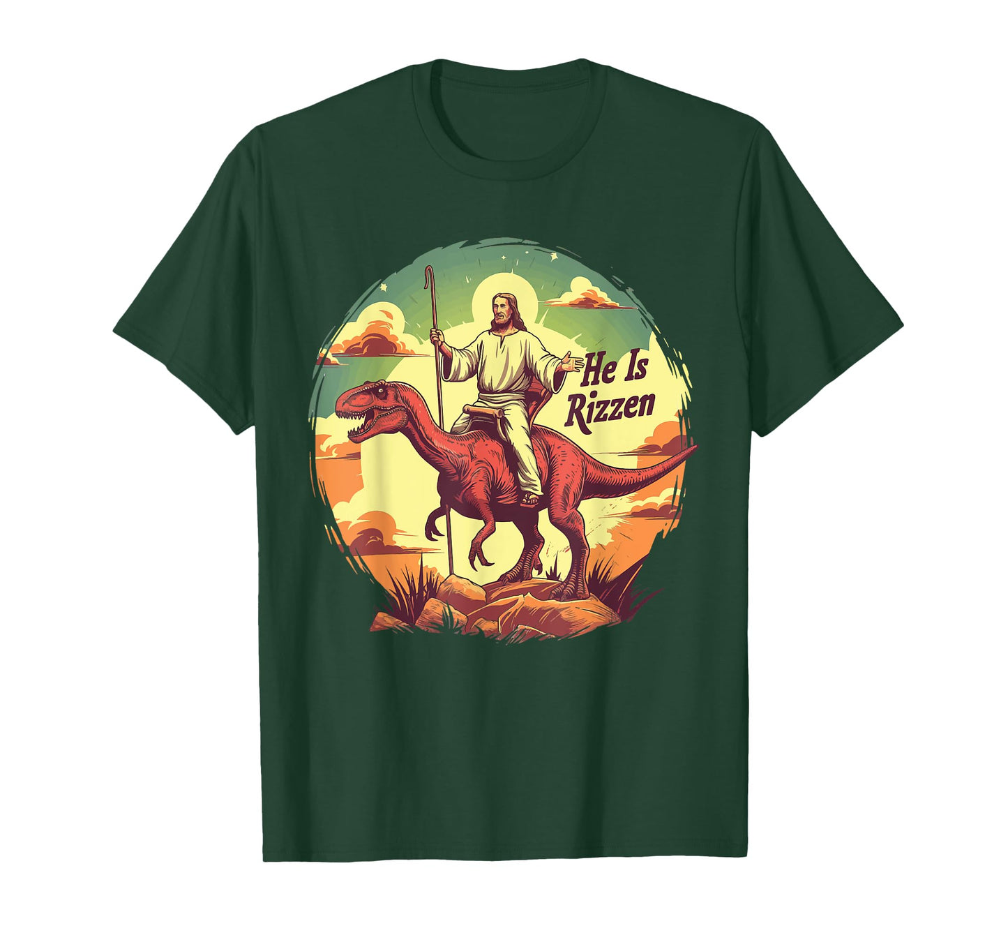He Is Rizzen Jesus He Has Rizzen Jesus T-Shirt