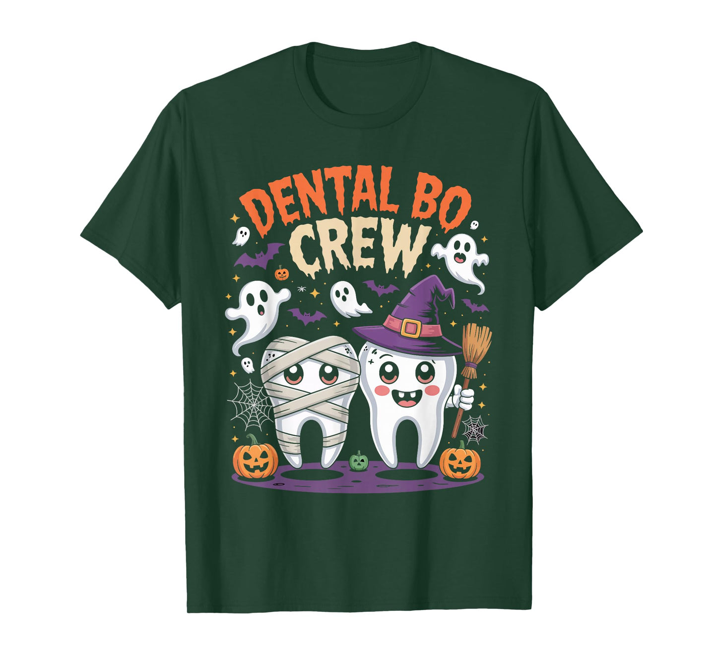 Dental Boo Crew Funny Dentist Hygienist Costume T-Shirt