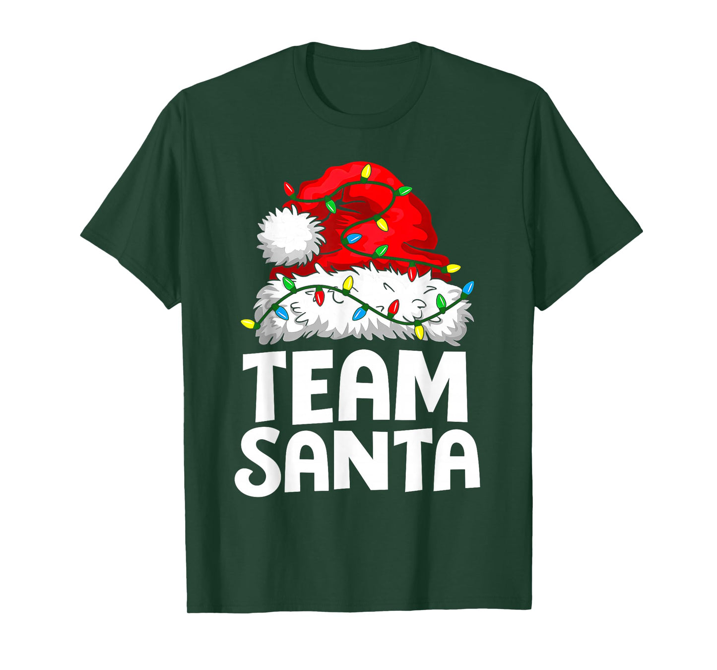 Team Santa Claus Christmas Family Matching Xmas Pajamas T-Shirt