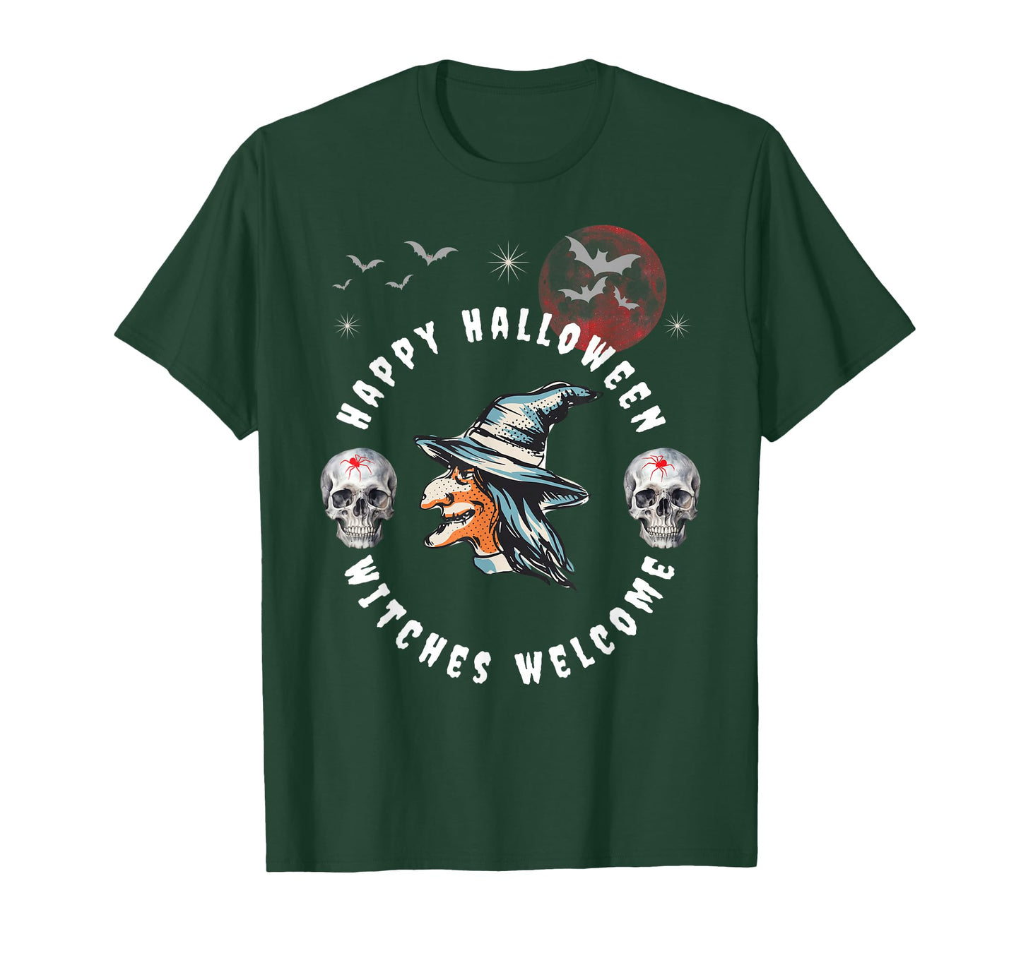 Happy Halloween Witches Funny T-Shirt