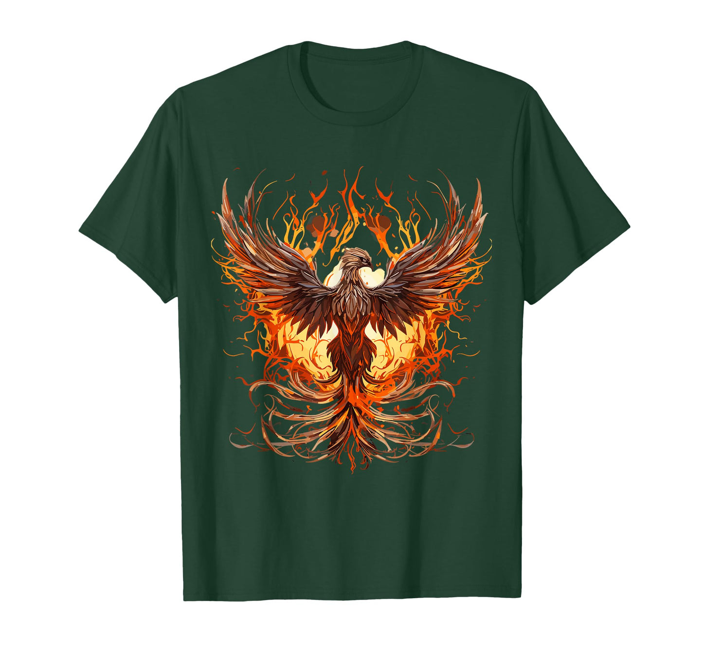 Phoenix Rising From Ashes Resurrection Rebirth New Beginning T-Shirt