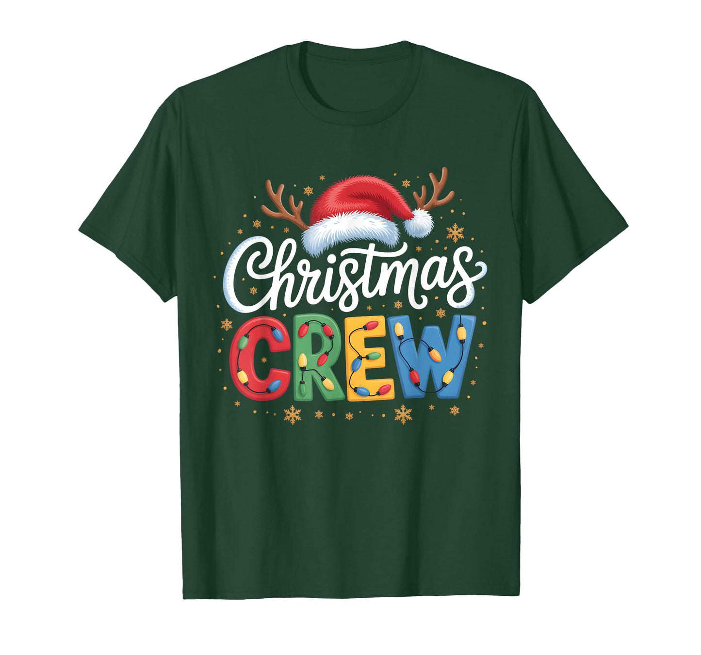 Christmas Crew Matching Family Xmas Party Men Women Kids T-Shirt
