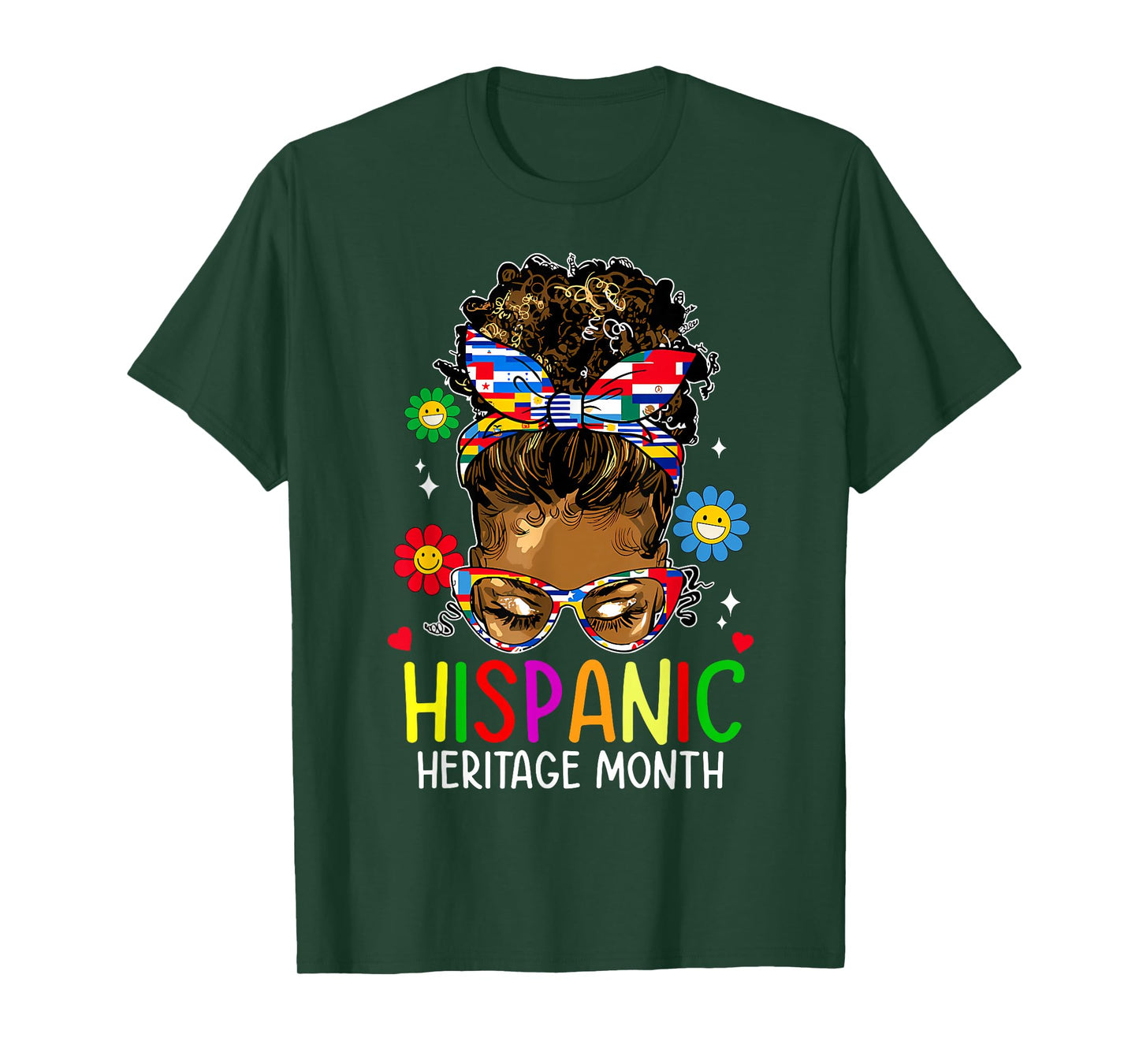 Hispanic Heritage Month Shirt Latin Teacher Women Girls Kids T-Shirt