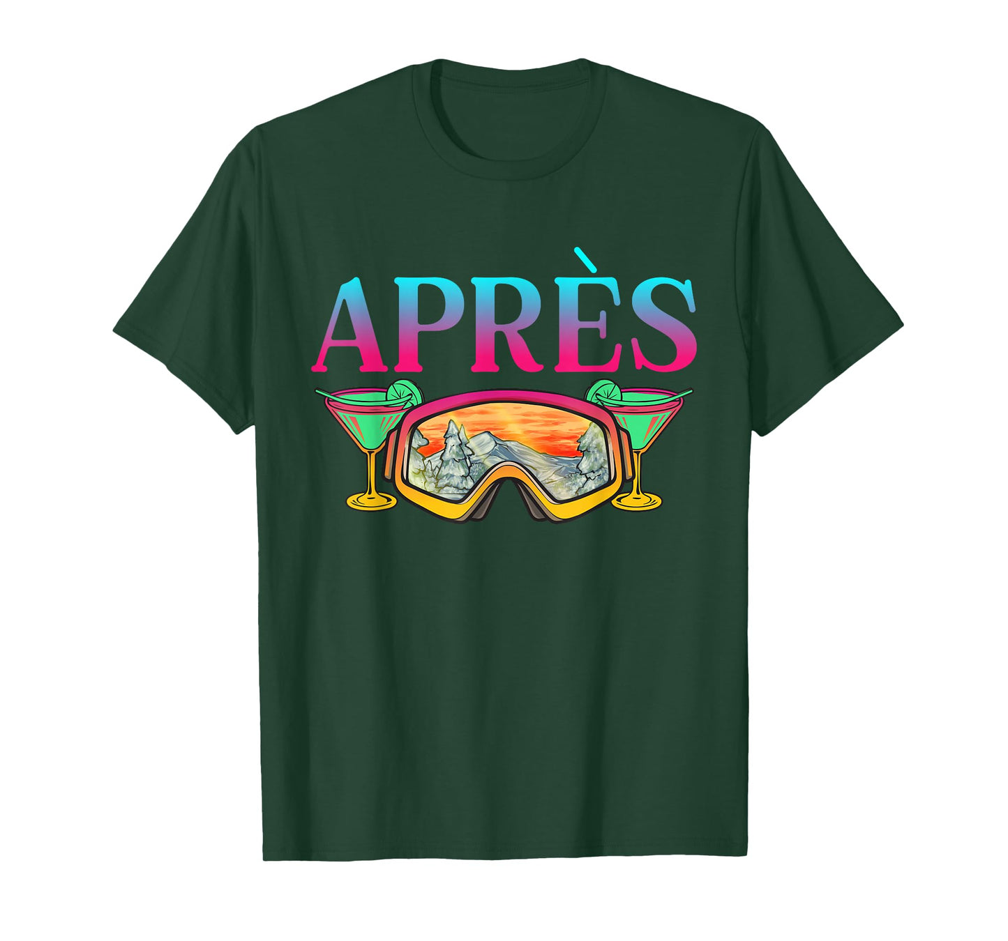 Ski 90s 80s Skiing Outfit Après Retro Skiing T-Shirt