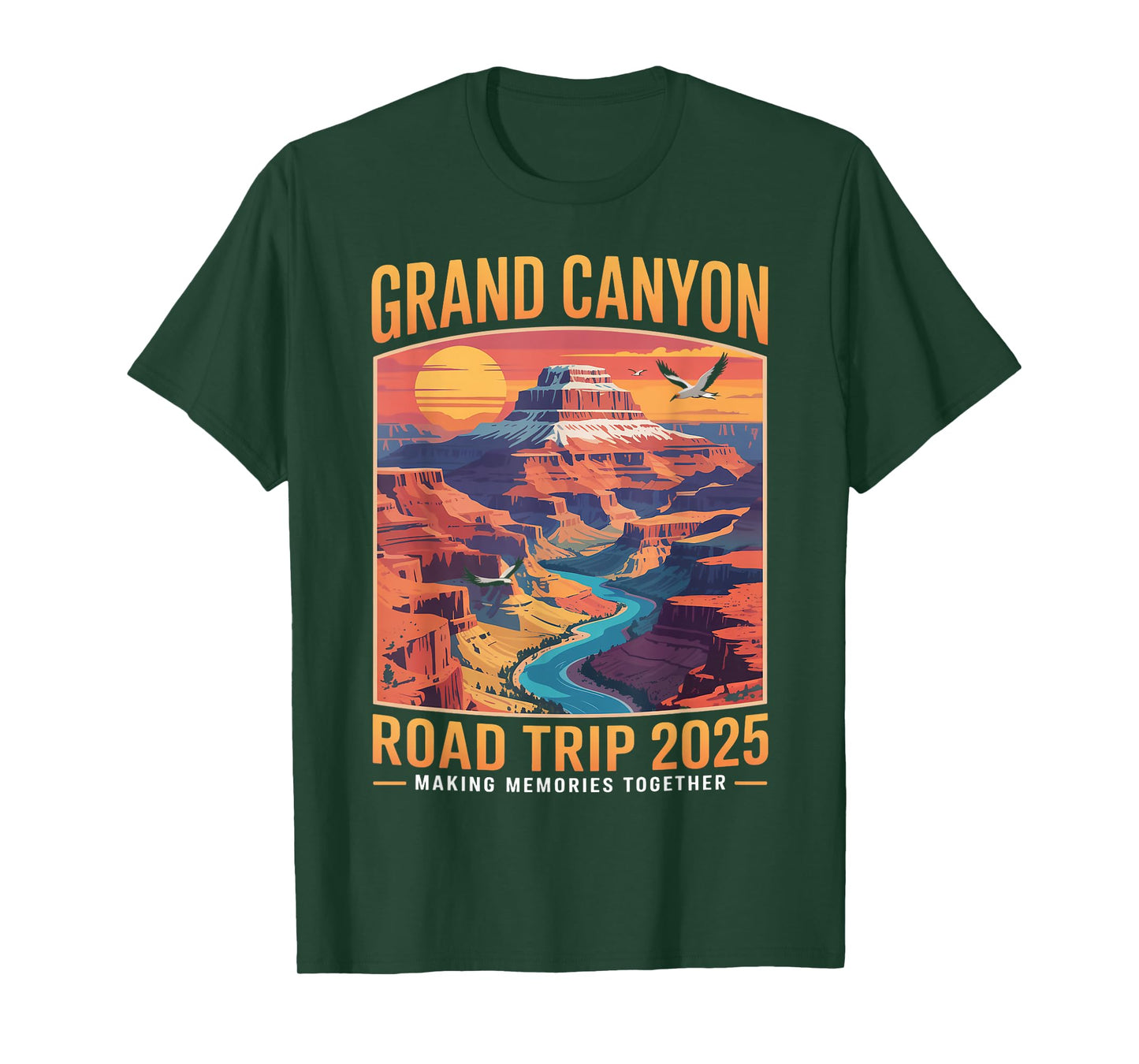 Family Trip Grand Canyon Road Trip 2025 National Park T-Shirt