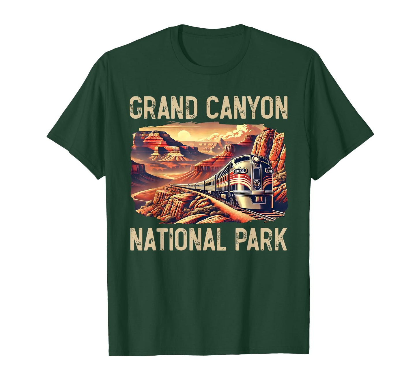 Grand Canyon Train Williams Arizona Railway Vintage Railroad T-Shirt
