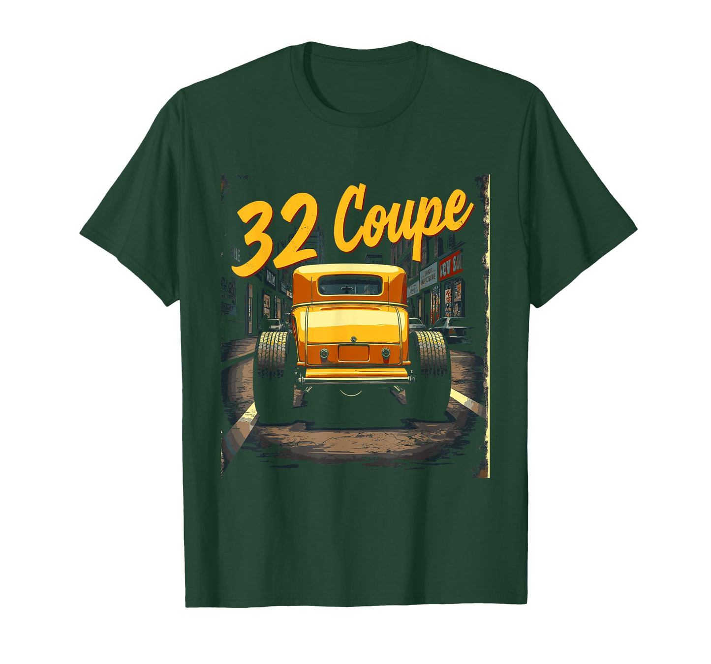 1932 Classic Retro Hot Rods car graphic Classic Deuce Coupe T-Shirt