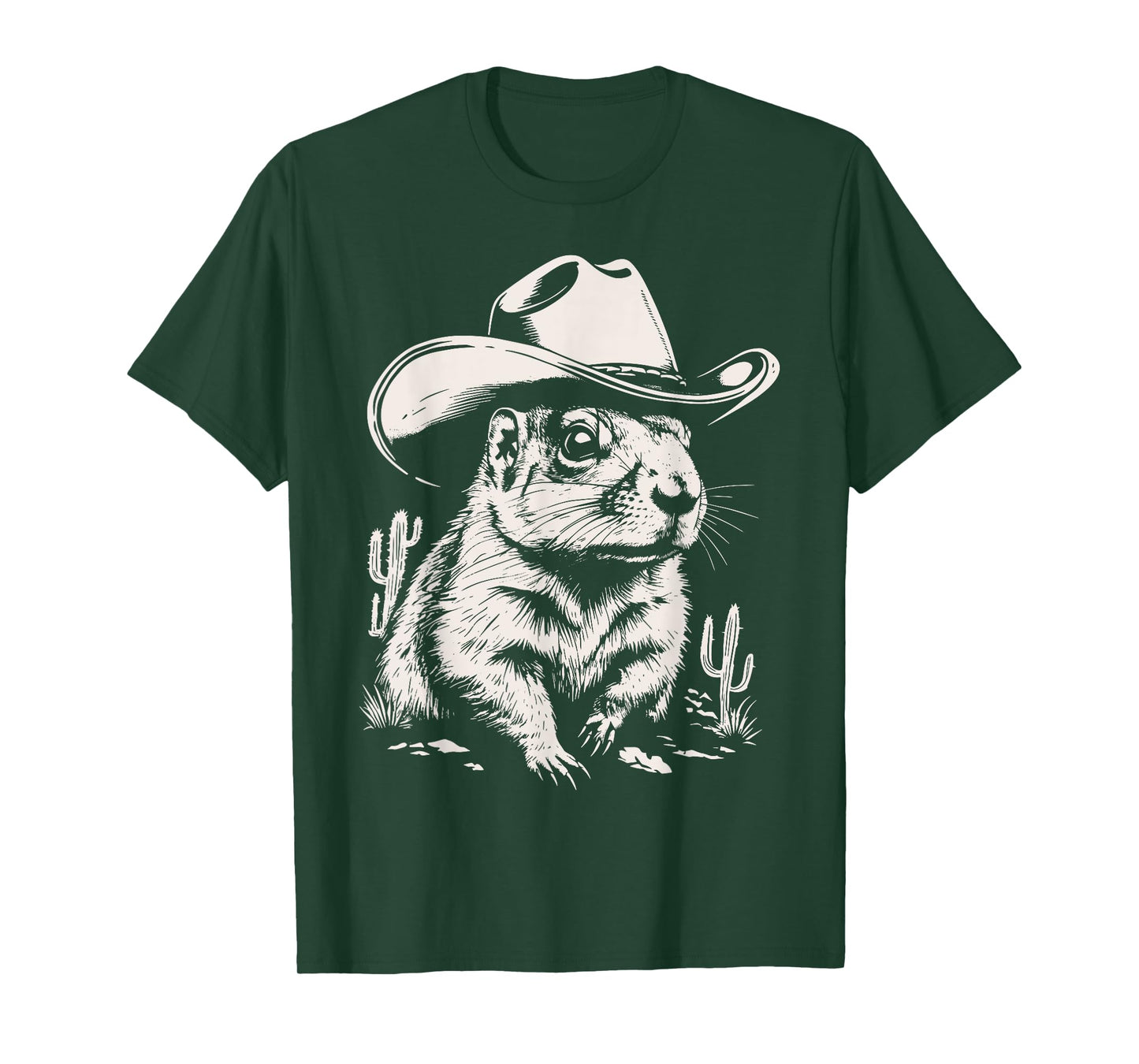 Vintage Cowboy Prairie Dog Western Rodeo Desert Animal T-Shirt