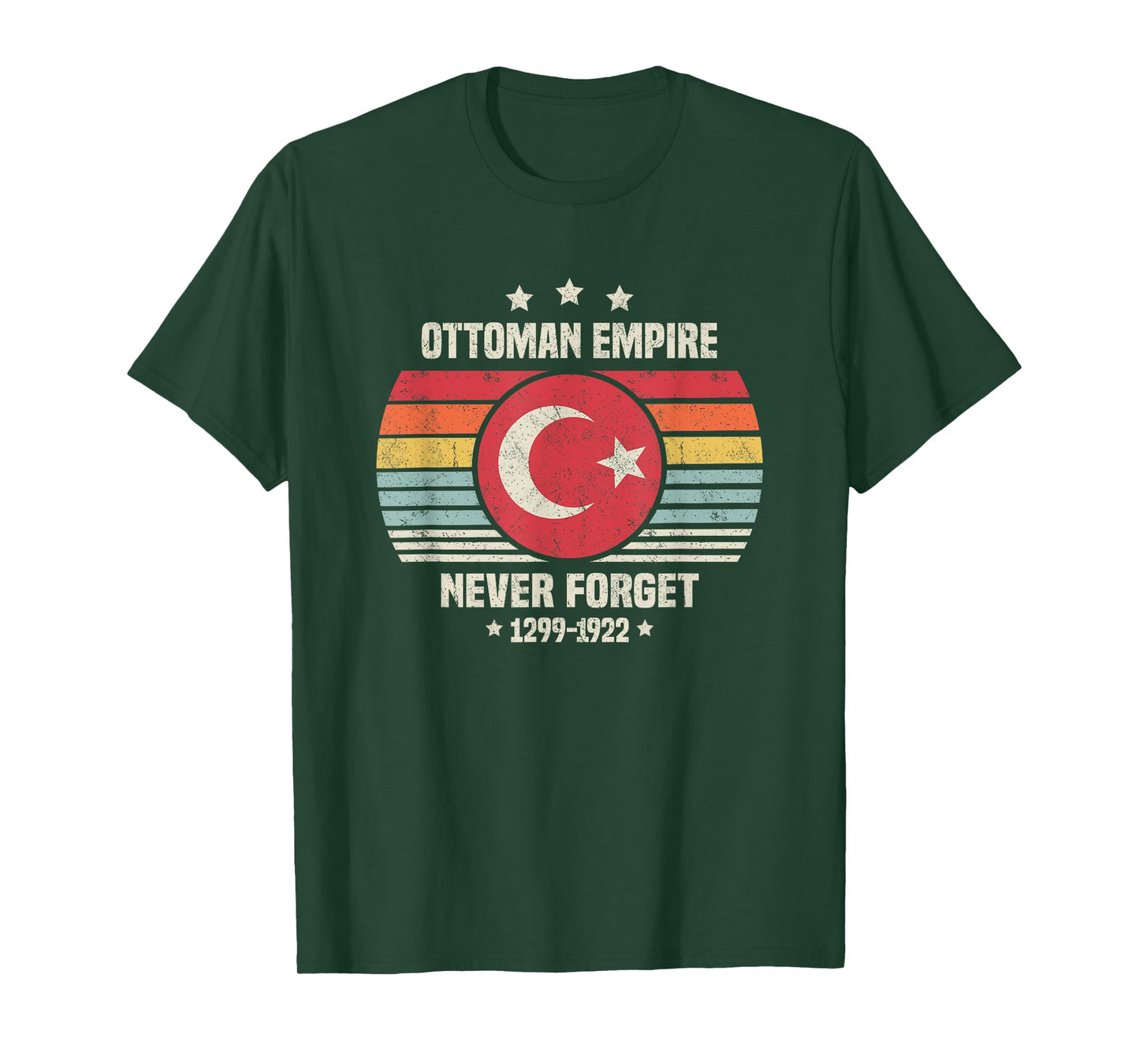 Never Forget Ottoman Empire Retro Style Funny History T-Shirt