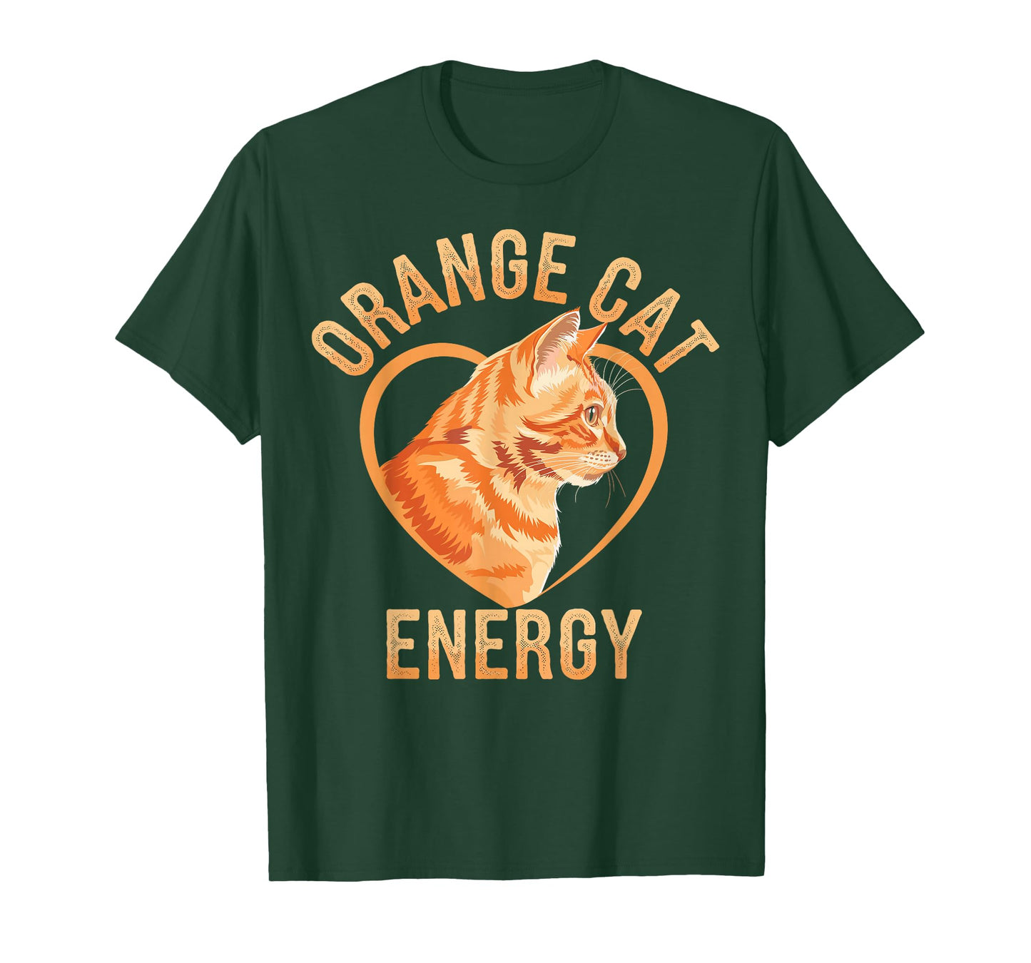 Orange Tabby Cat Orange Cat Energy T-Shirt
