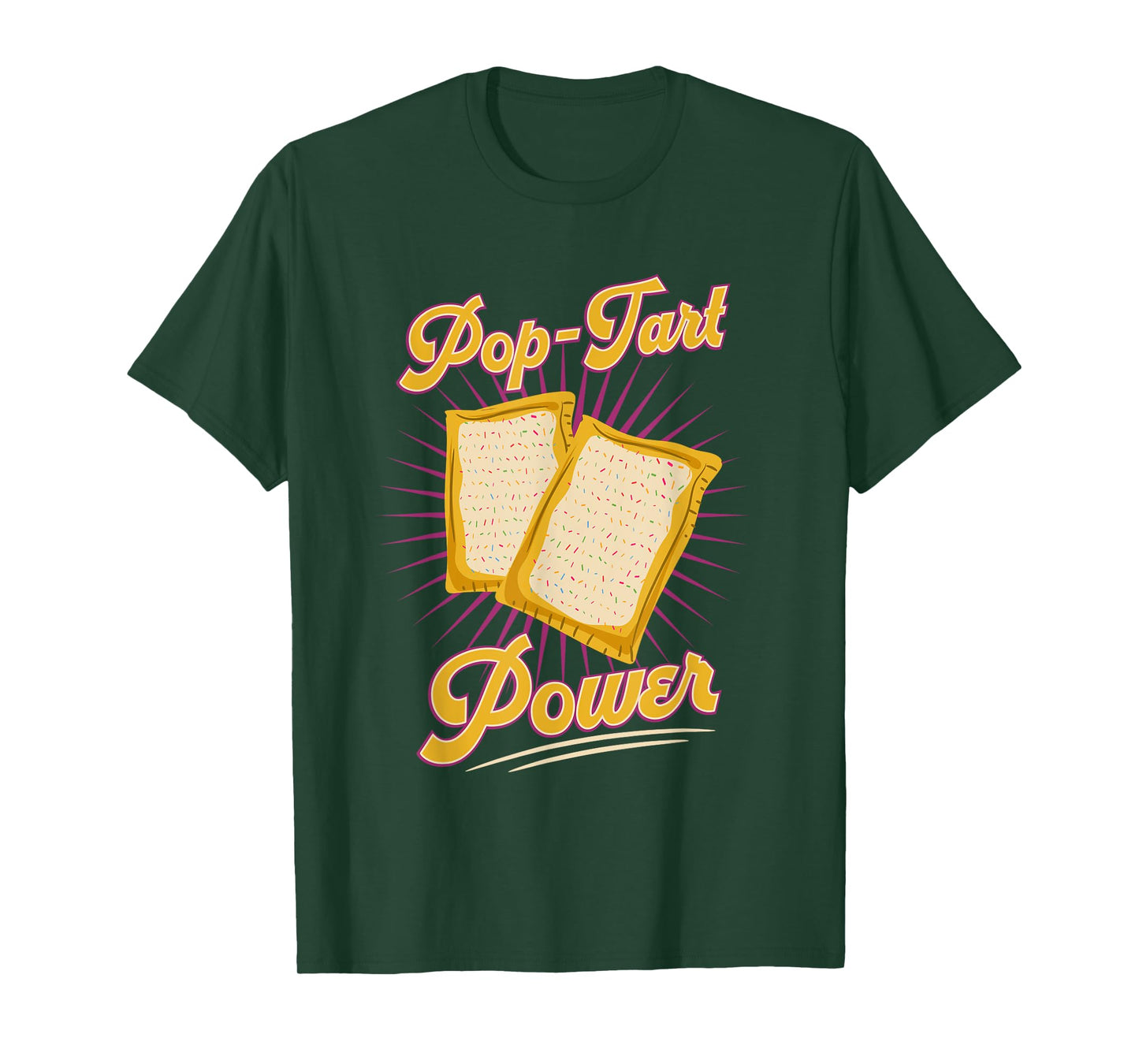 Bodybuilding Pre-Workout T-Shirt Pop Tart Power Gym Exercise T-Shirt