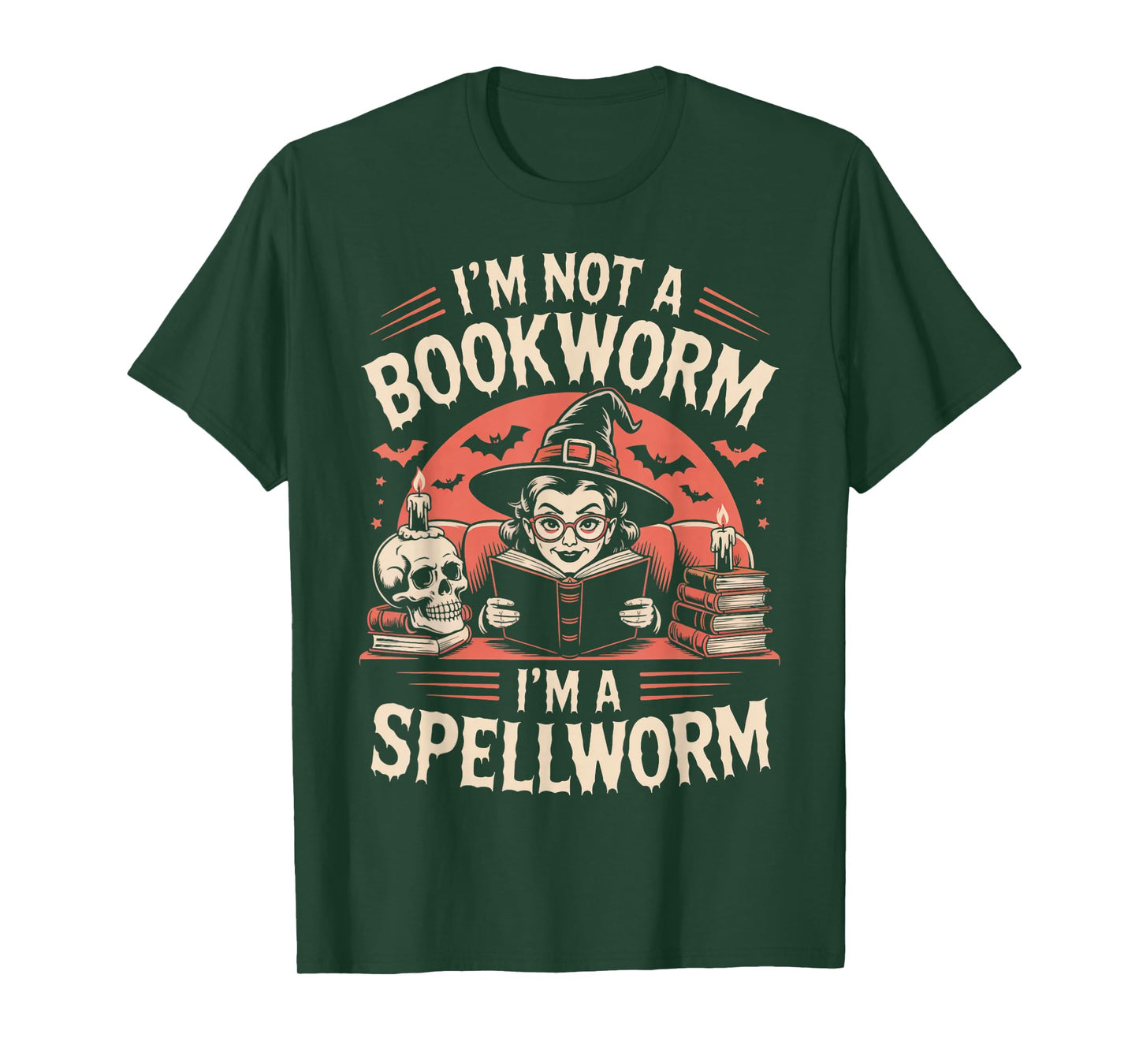 I'm Not A Bookworm Witch Witches Bookish Book Reader Reading T-Shirt