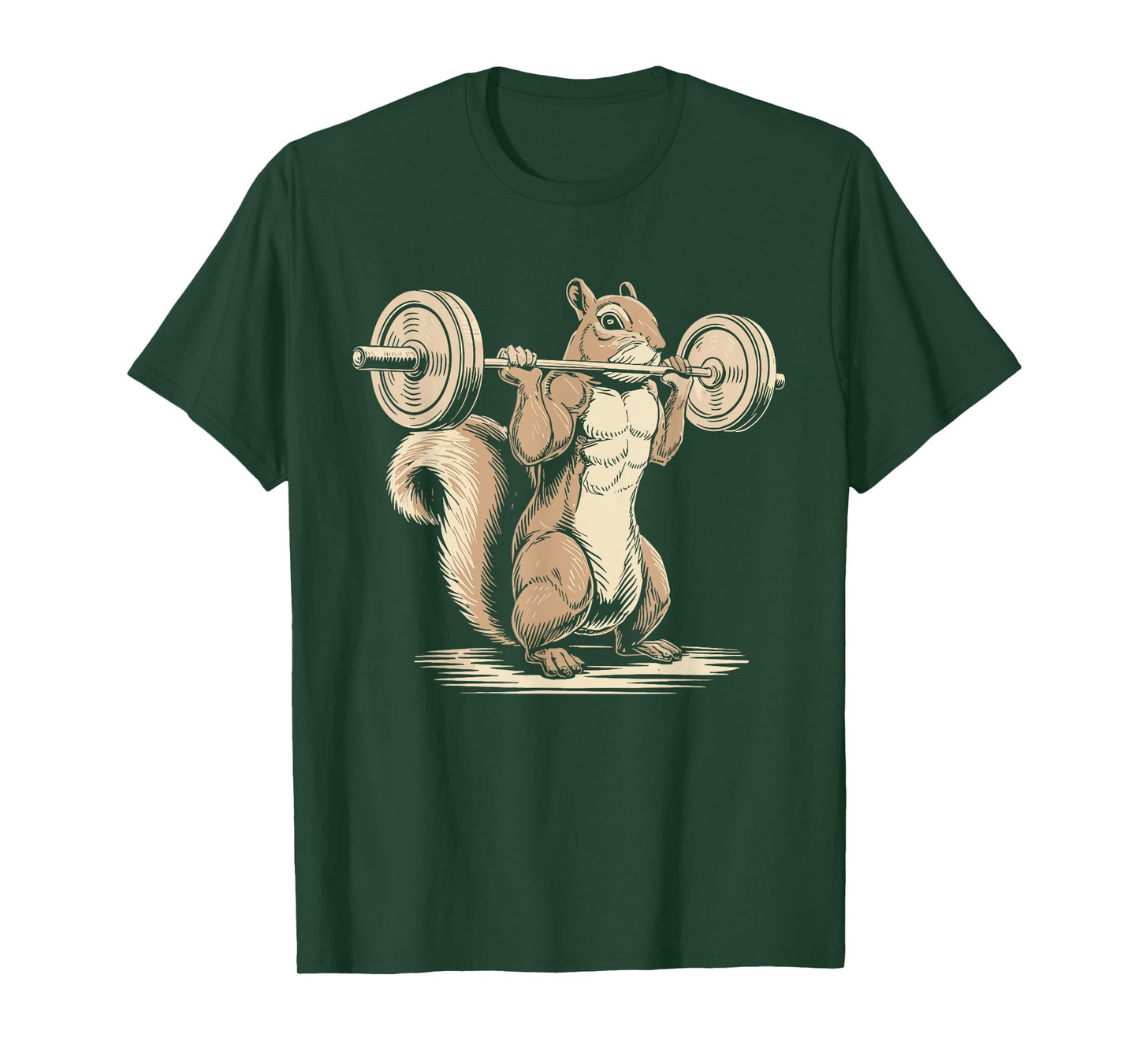 Funny Gym Squirrel Lovers Fitness Deadlift Squirrel T-Shirt