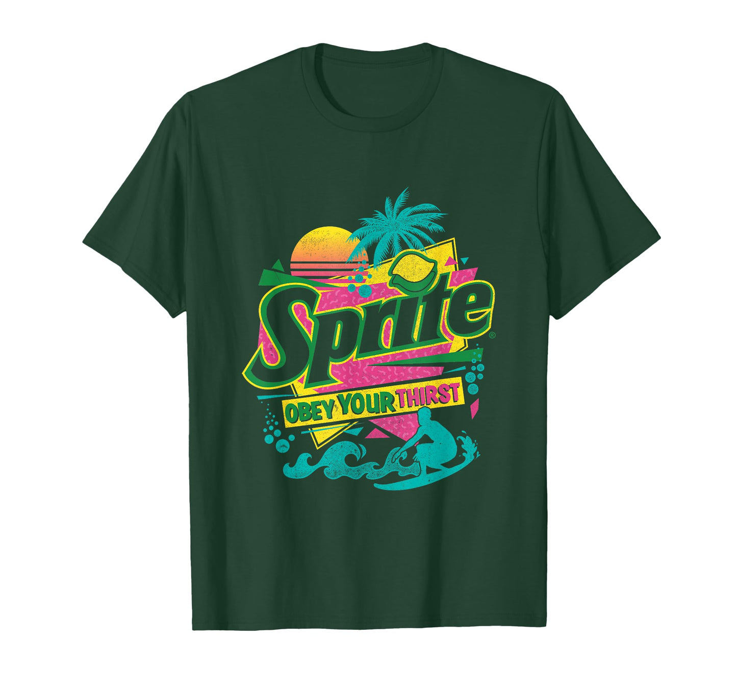 Sprite Retro 90s Beach Obey Your Thirst Men Women T-Shirt