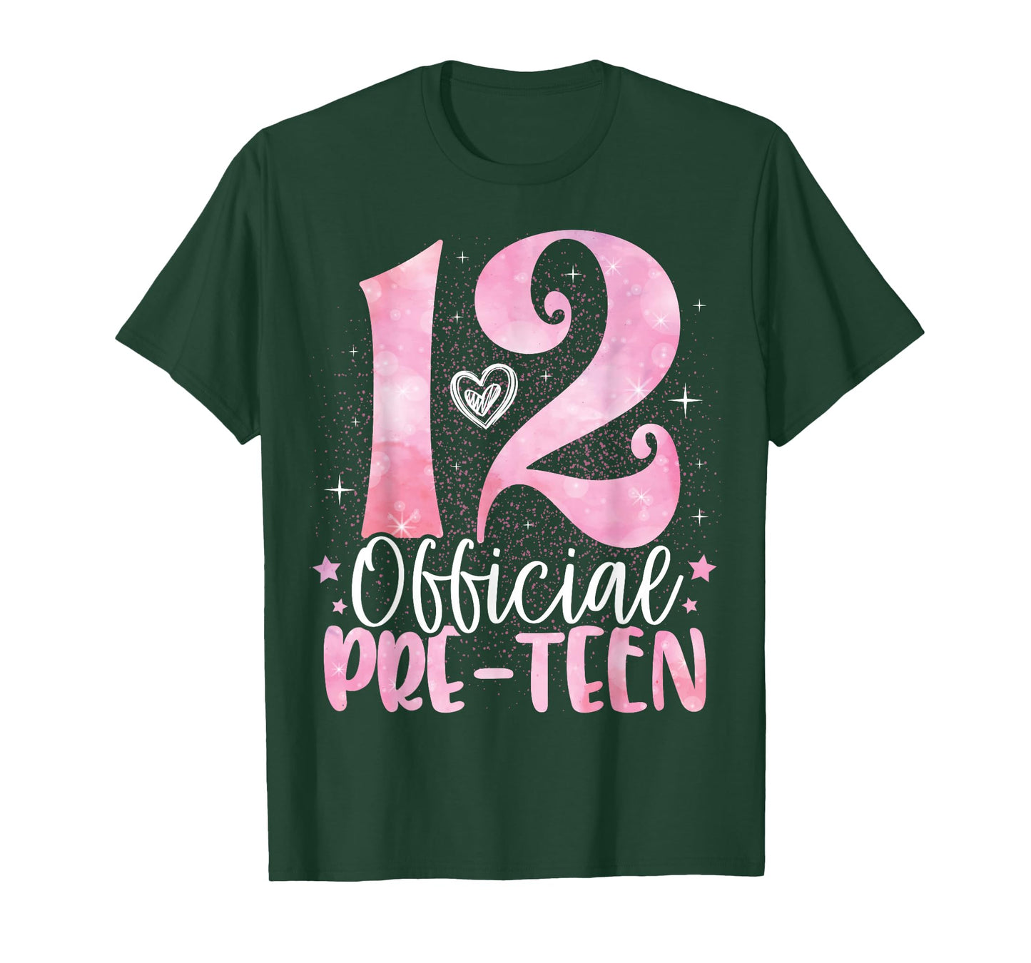 12 Official Pre-Teen 12th Birthday Girl 12 Year Old T-Shirt