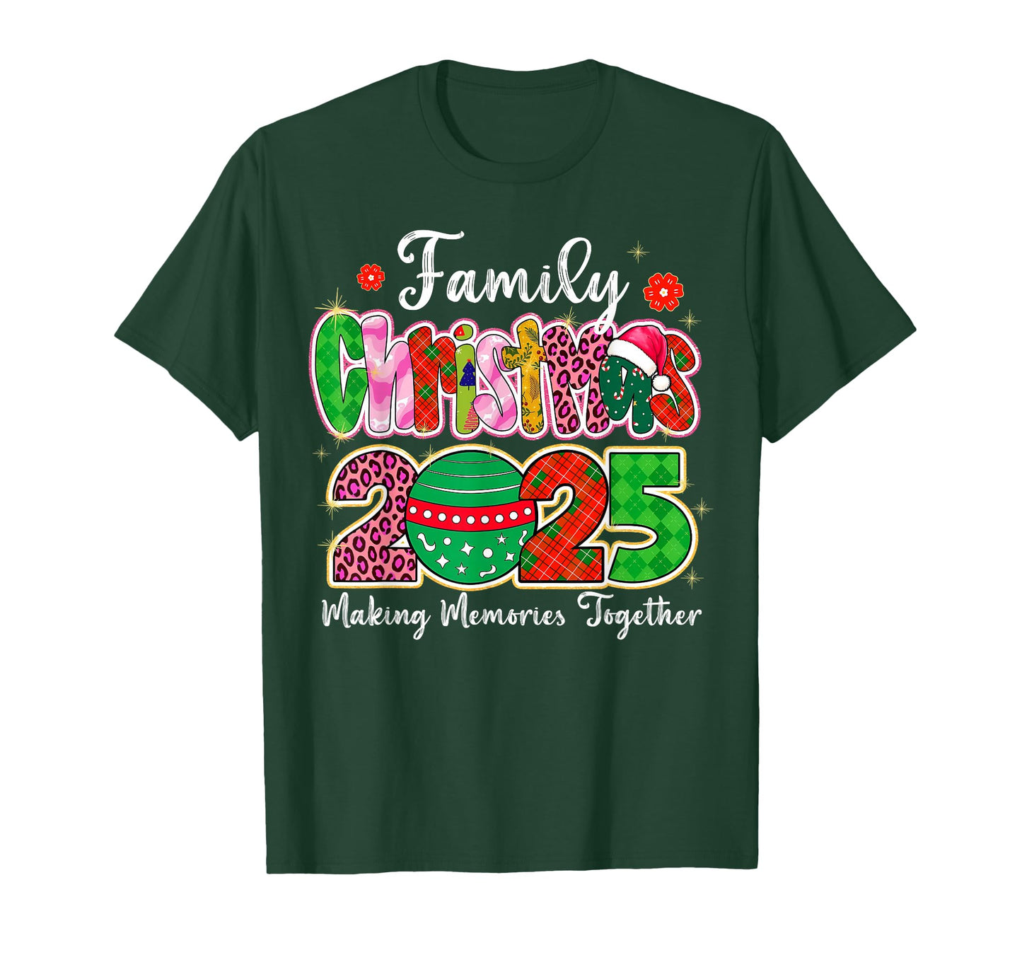 Matching Family Christmas 2025 Team Santa Elf Squad Outfit T-Shirt