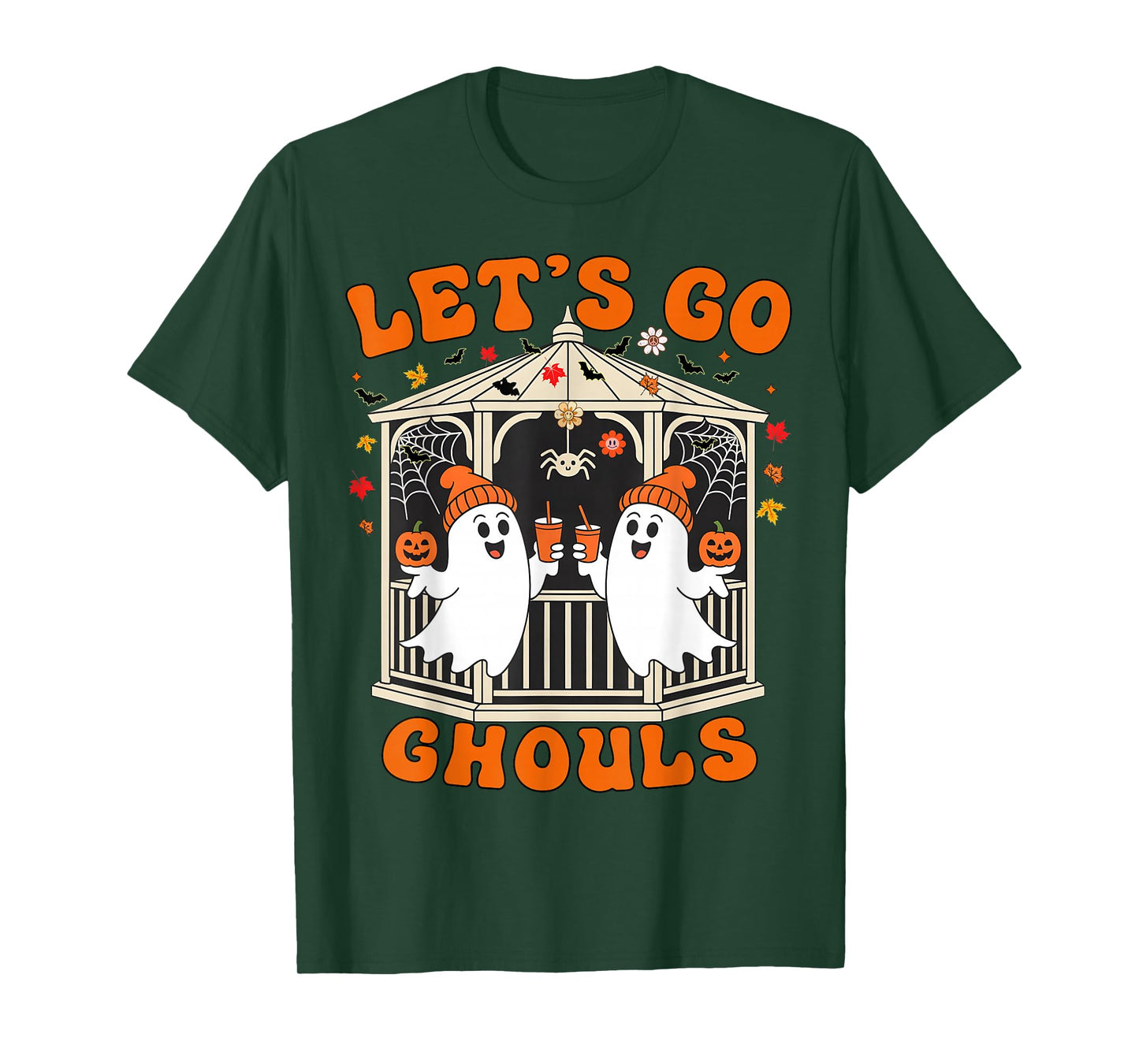 Let's Go Ghouls Funny Ghost Halloween Costumes T-Shirt