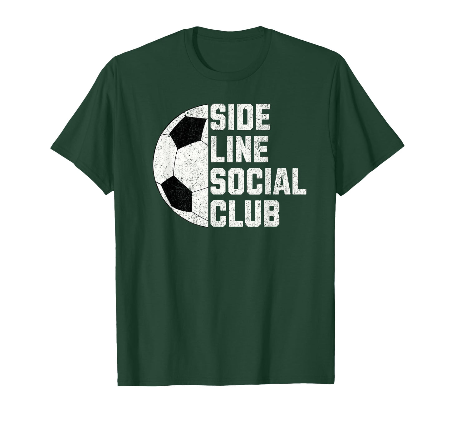 Sideline Social Club Funny Soccer T-Shirt