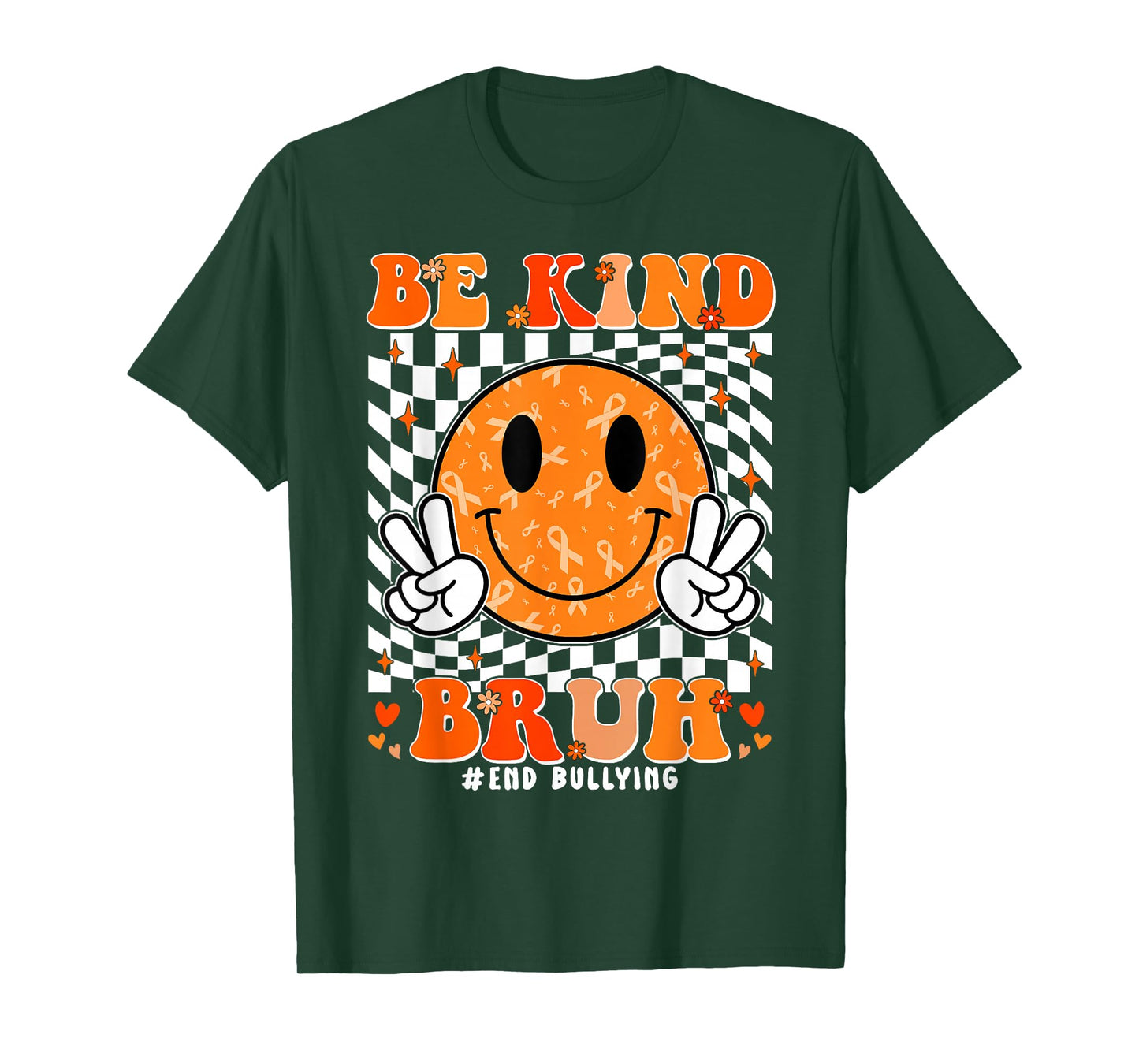 Unity Day Orange Shirt Anti Bullying Be Kind Bruh Kindness T-Shirt