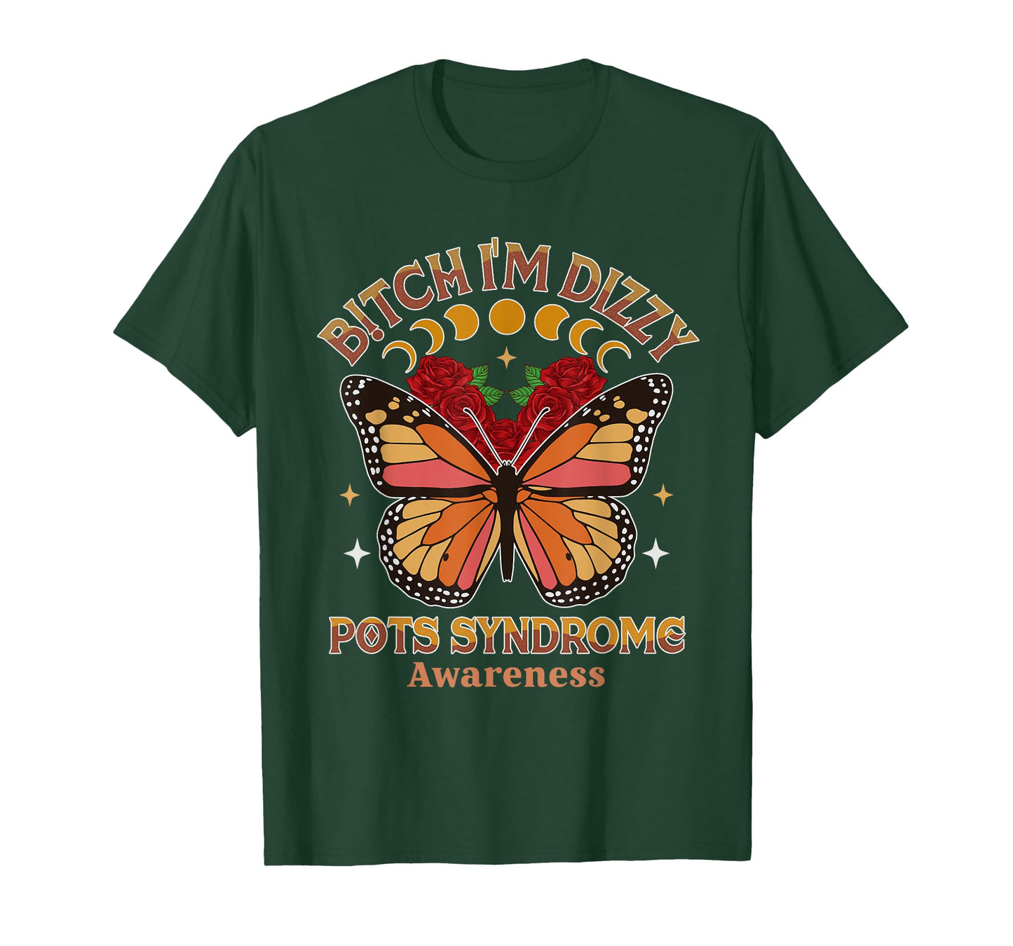 POTS Warrior Btch I'm Dizzy POTS Syndrome Awareness T-Shirt