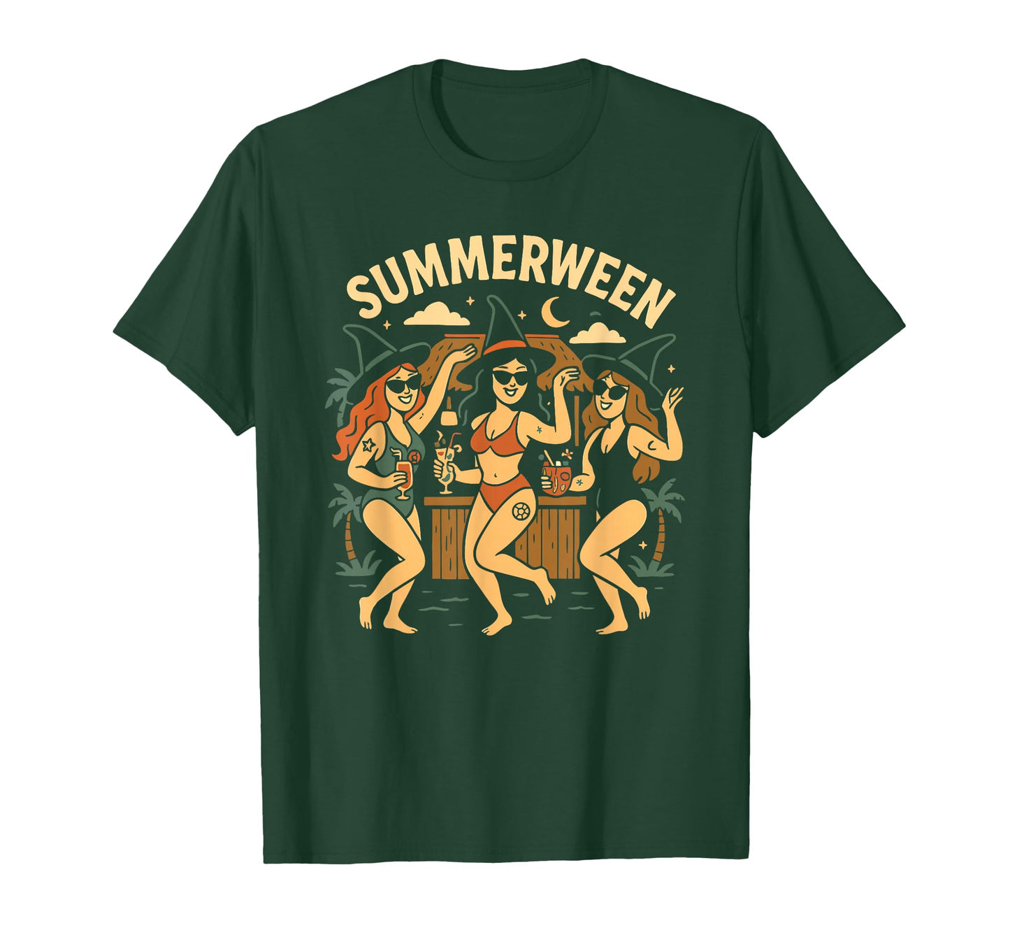 Summerween Summer Halloween Witch Summerween Witch T-Shirt