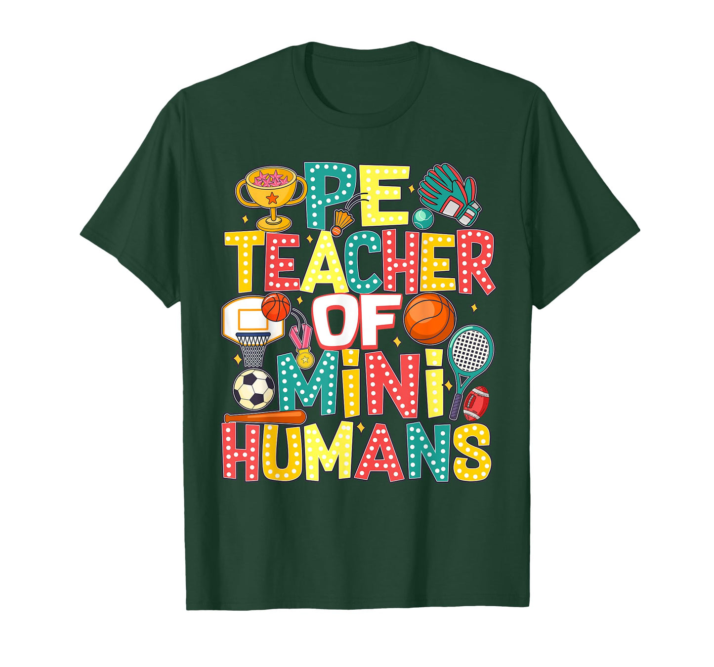 PE Teacher Back To School Physical Education Gym Teachers Men Women Girls Kids T-Shirt