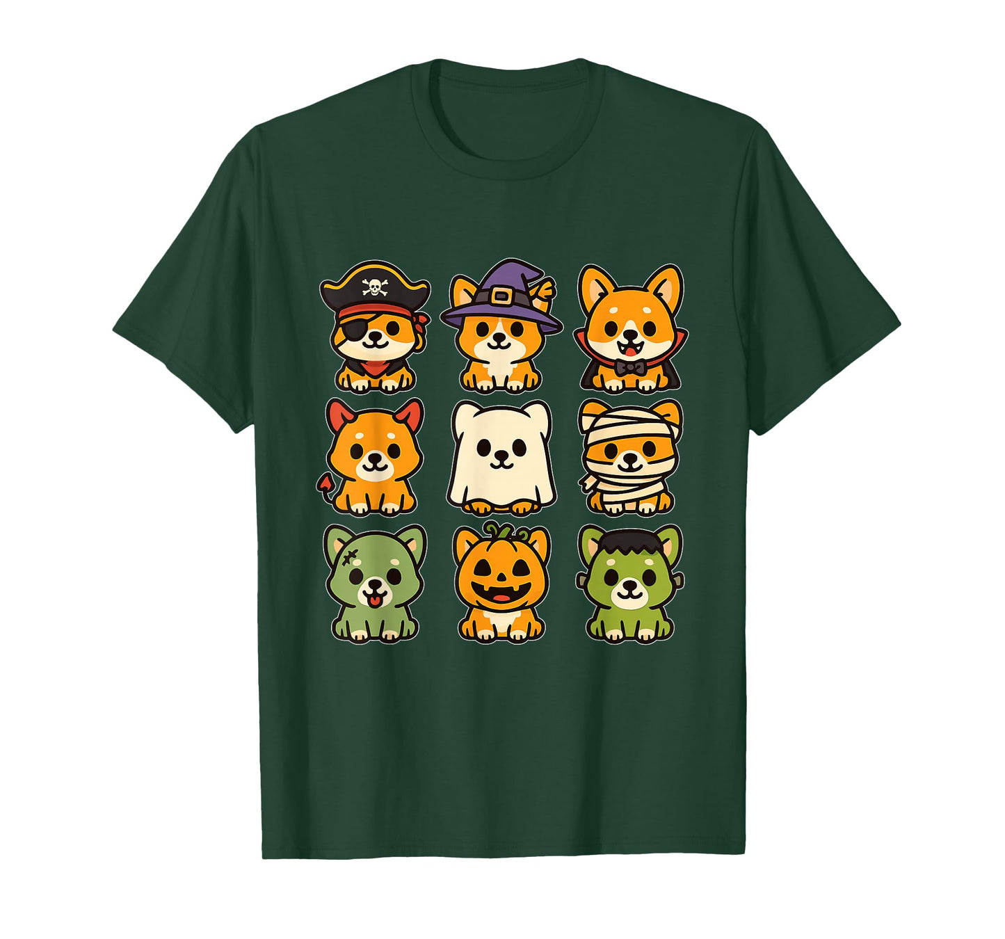 Halloween Corgi Costumes Trick Or Treat Outfit Welsh Corgi T-Shirt