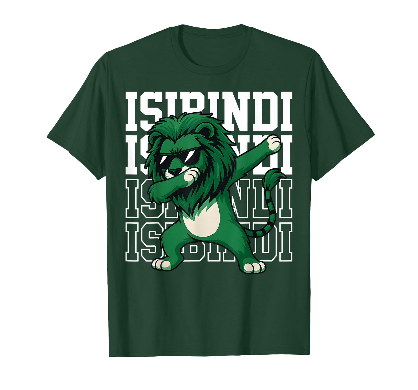 Vintage Isibindi Name Dab Cool Animal Gift for Men Women Kid T-Shirt