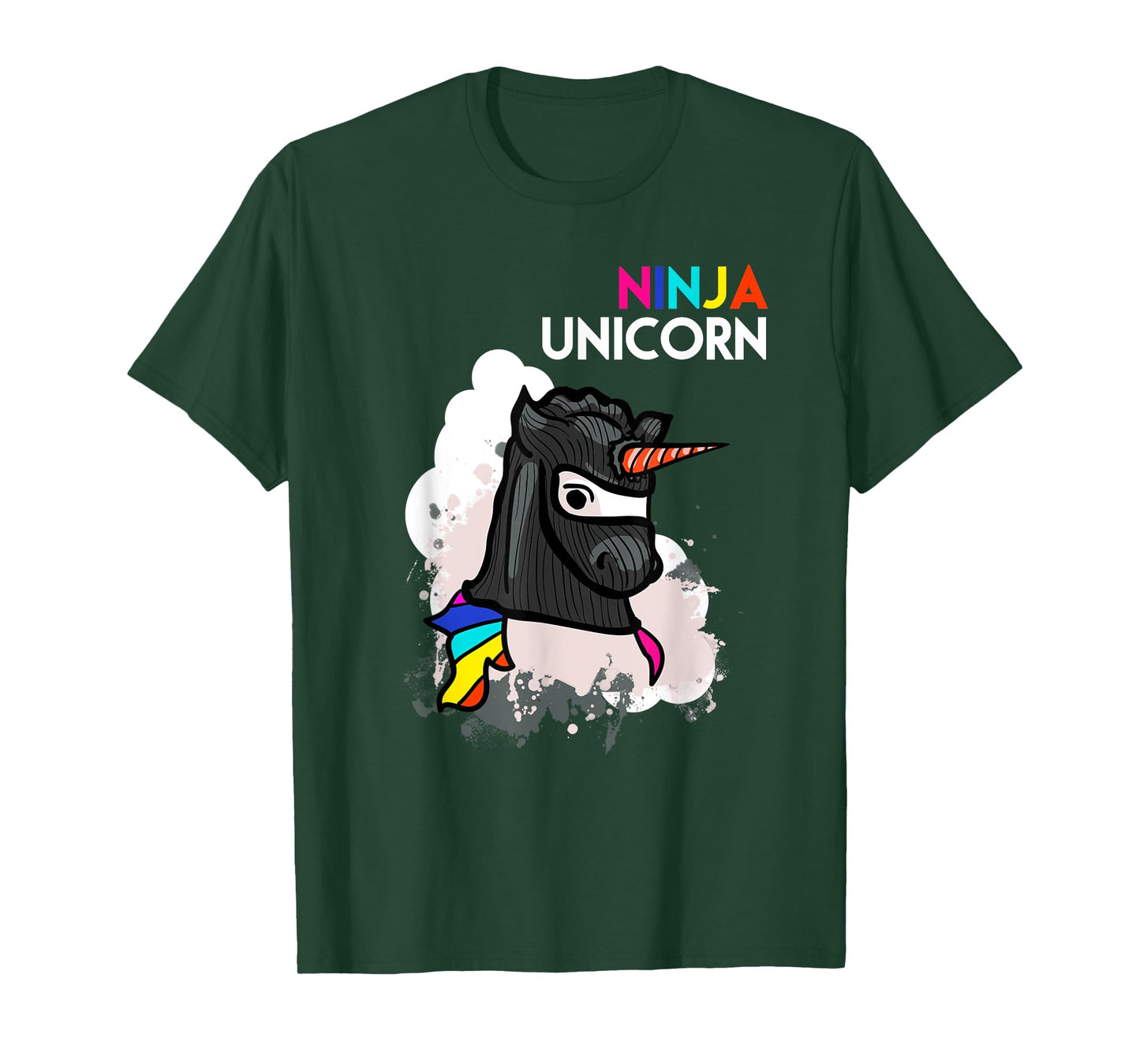 Unicorn Ninja Funny Cool Martial Arts Fighter Gift T-Shirt