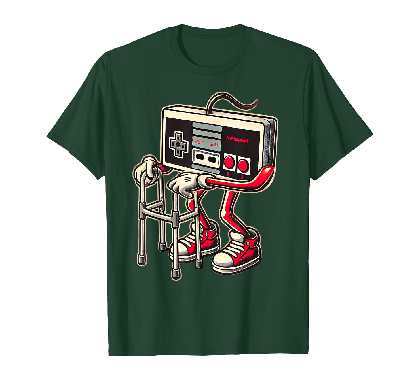 Funny Old Video Game Art Gaming Graphic Tee For Men Boys T-Shirt