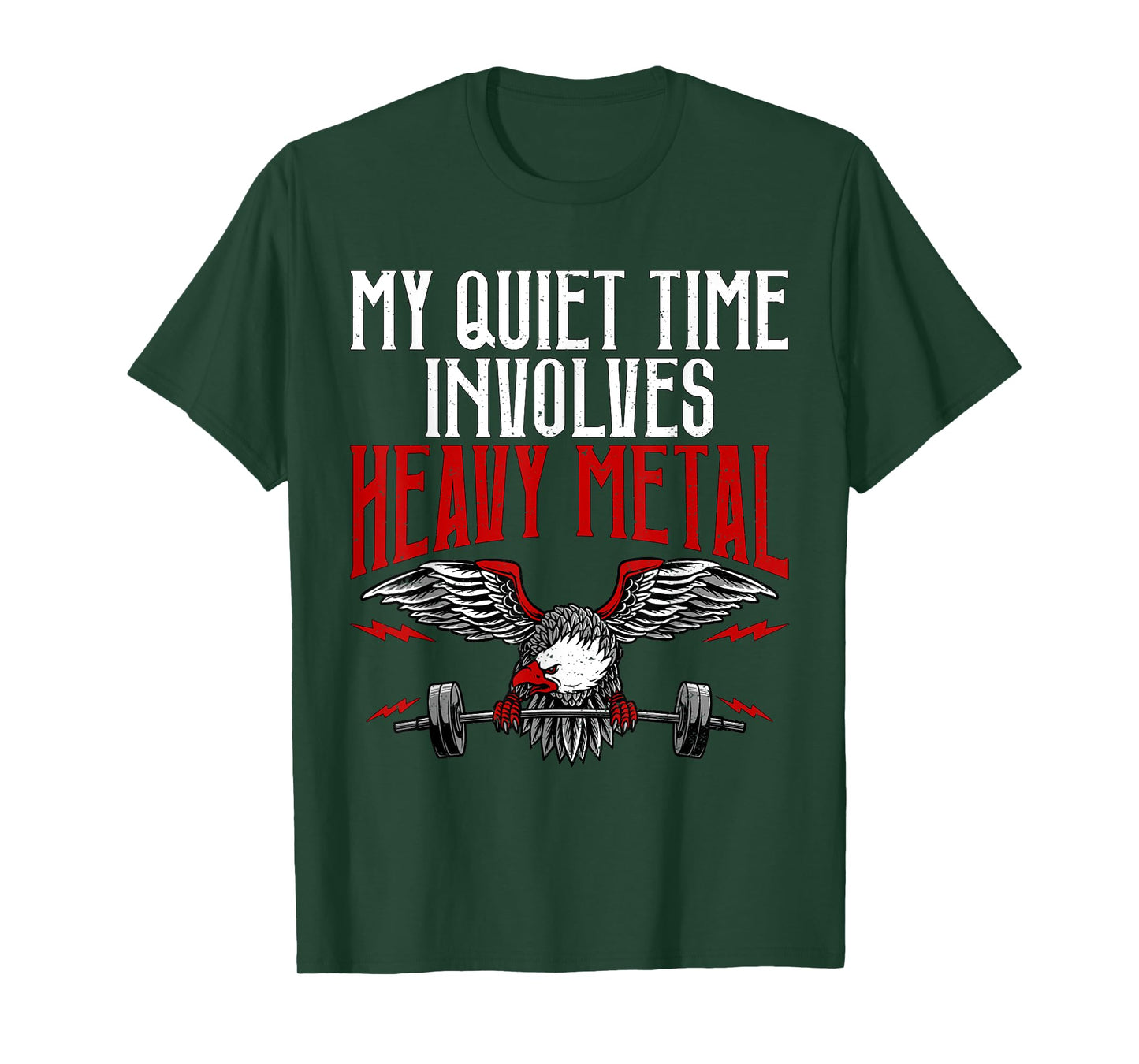 Heavy Metal | Fitness Weightlifting Deadlift Workout Gym T-Shirt