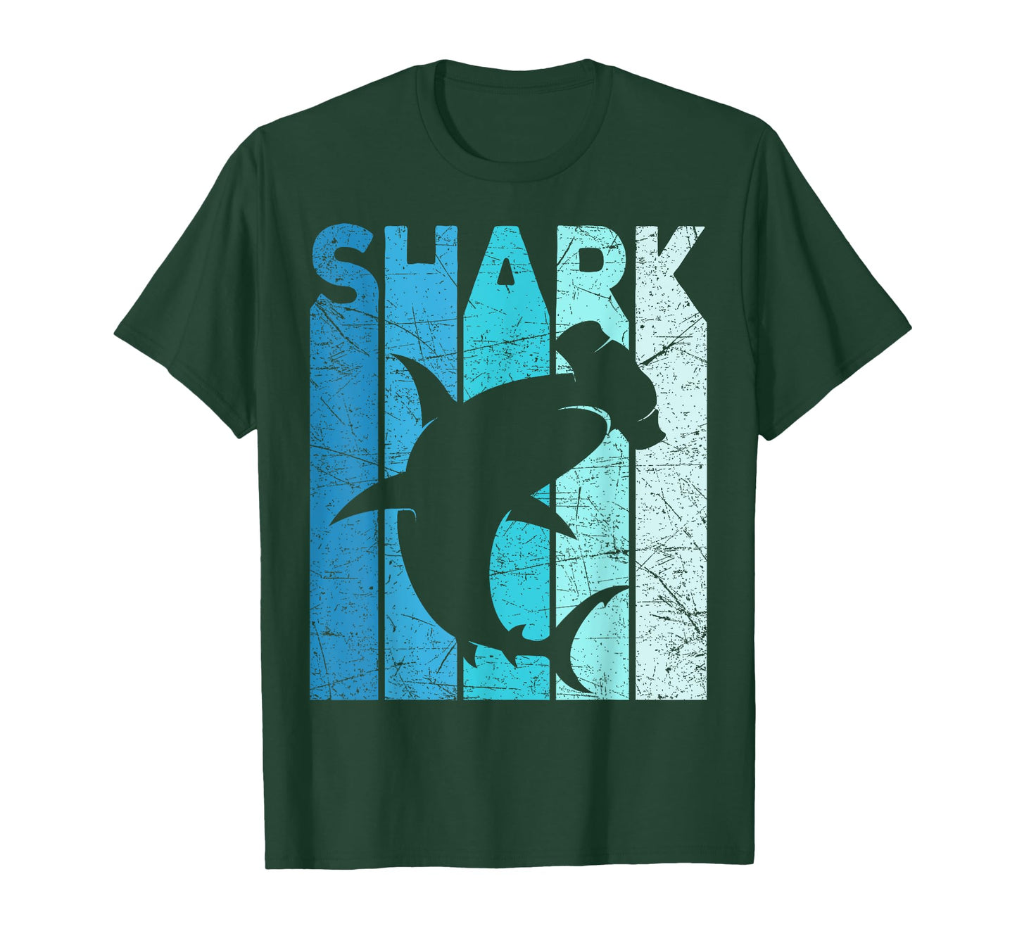 Hammerhead Shark Vintage Shark Lover Retro Oceanography T-Shirt