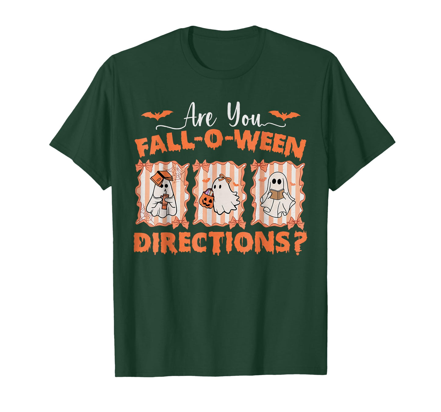 Vintage are You Fall O Ween Directions Teacher Halloween T-Shirt