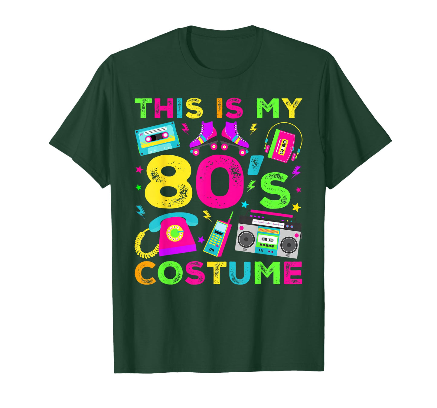 This Is My 80s Costume 80's style Eighties Retro Party T-Shirt