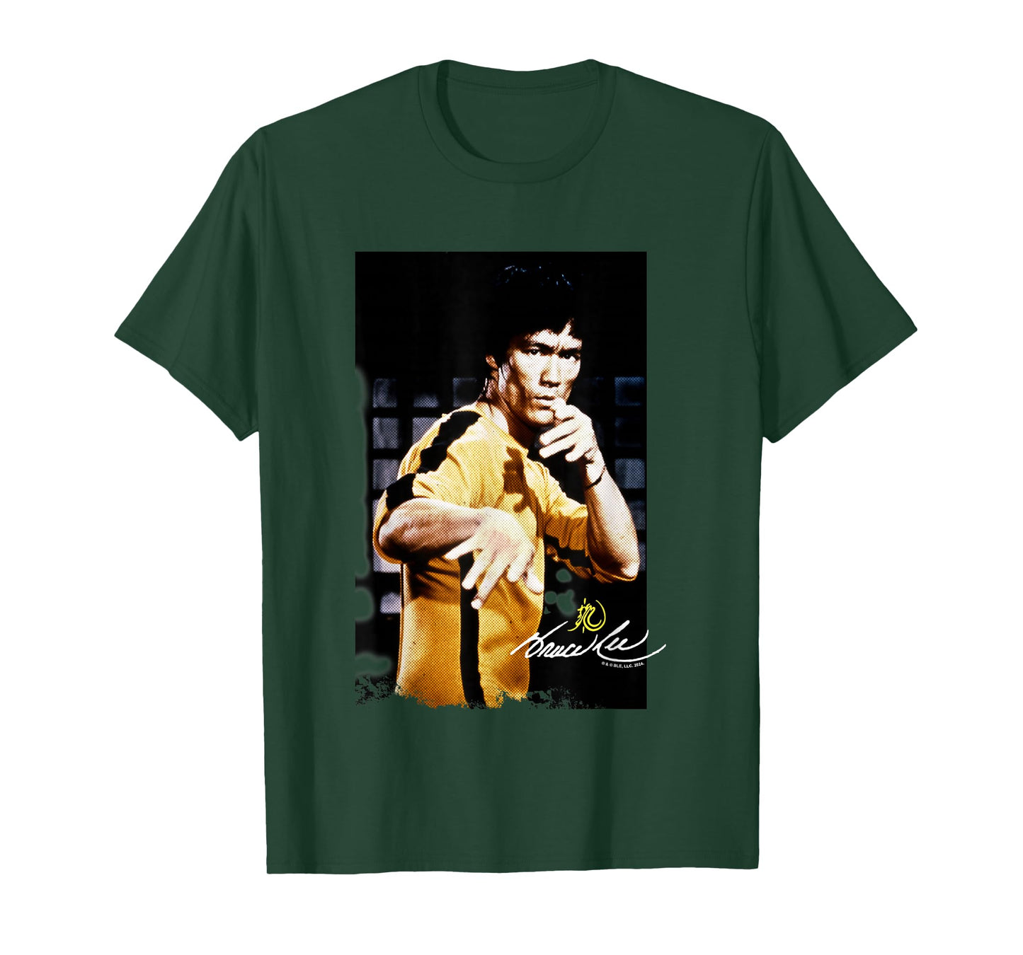 Bruce Lee Game Of Death Iconic Yellow Suit Poster Vintage T-Shirt