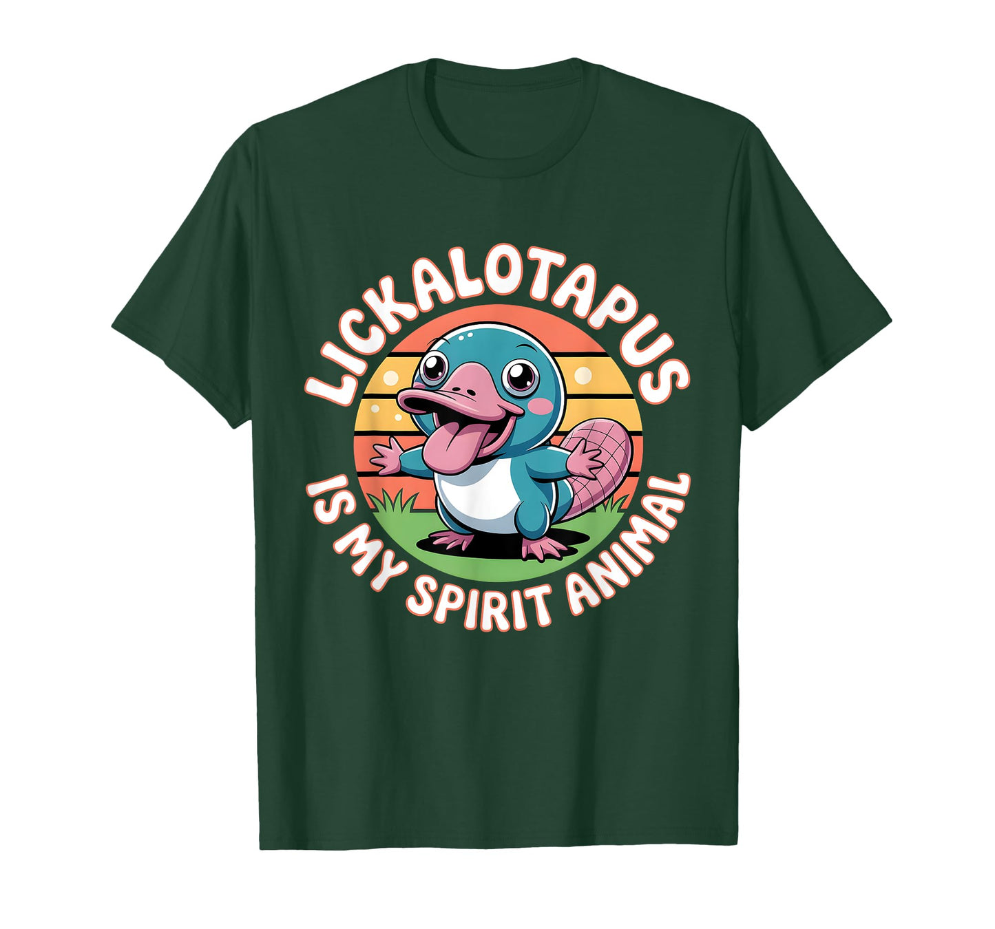 Funny Lickalottapus Is My Spirit Animal Lickalotapus T-Shirt
