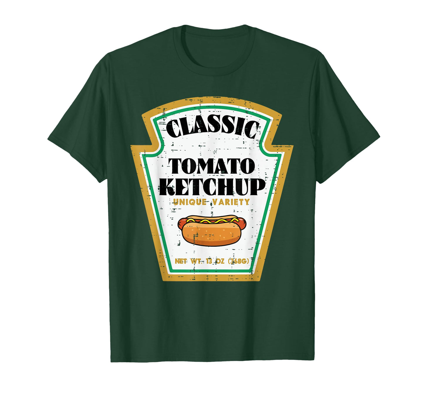 Halloween Classic Tomato Ketchup Condiment Costume Men Women T-Shirt