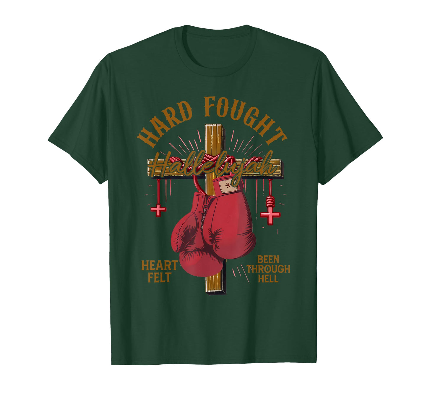 Brandon Hard Fought Hallelujah Praise Jesus T-Shirt