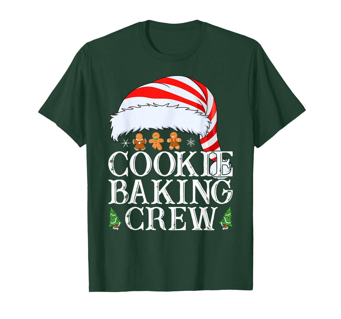 Cookie Baking Crew Santa Family Baking Team Christmas T-Shirt