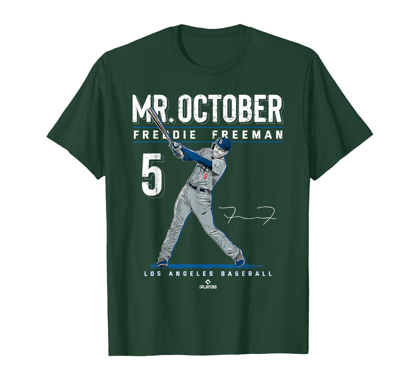 Mr. October Freddie Freeman Los Angeles Baseball MLBPA T-Shirt