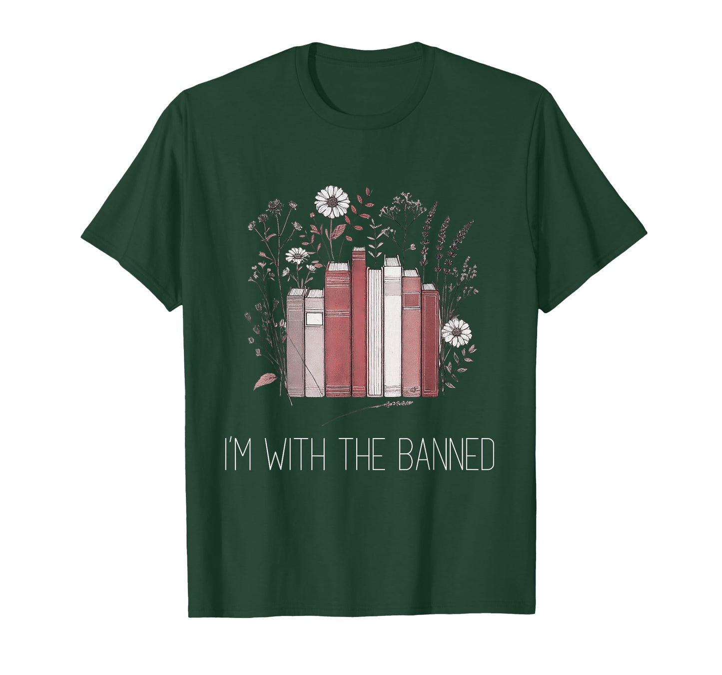 I'm With The Banned Tshirt Anti Censorship Vintage Graphic T-Shirt
